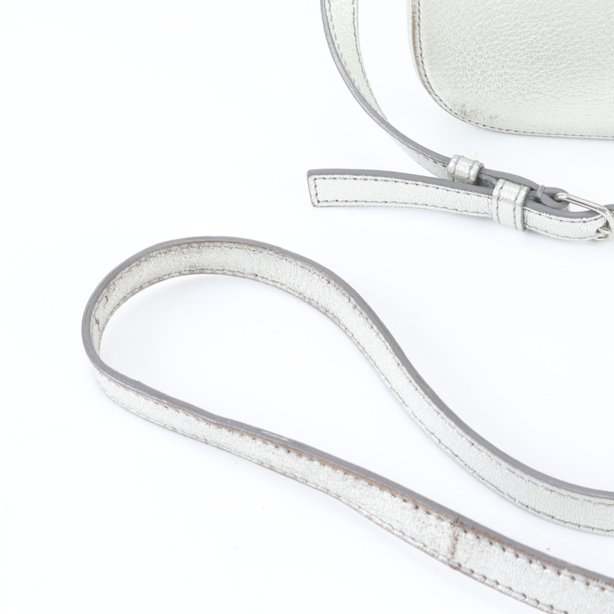 Balenciaga Silver Leather Shoulder Bag (Pre-Owned)