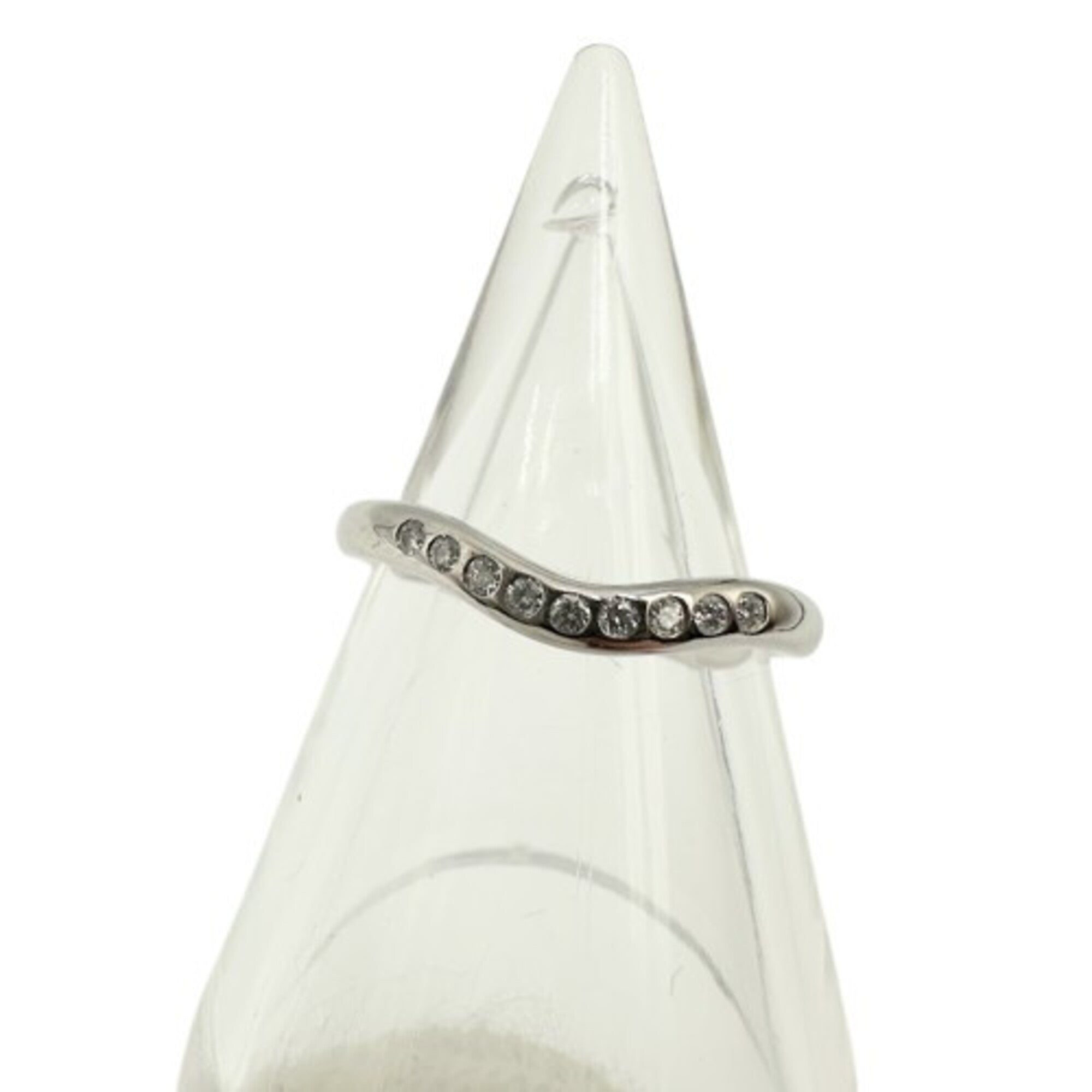 Tiffany Platinum Platinum 950 Band Ring (Pre-Owned)