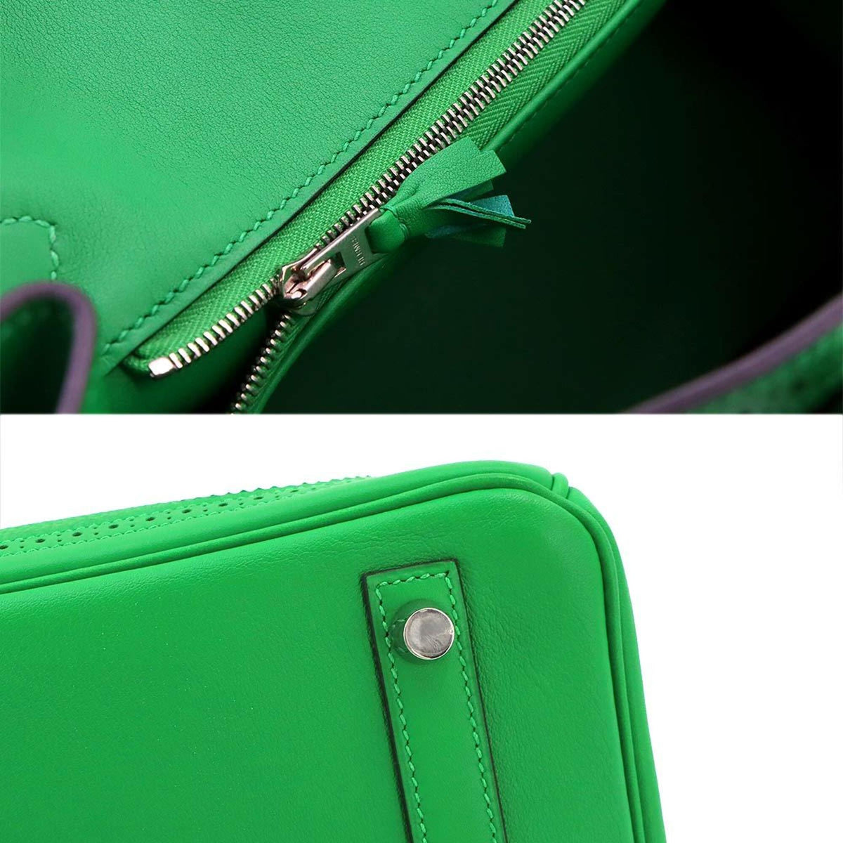 Hermes Birkin Bambou Togo Leather Handbag (Pre-Owned)