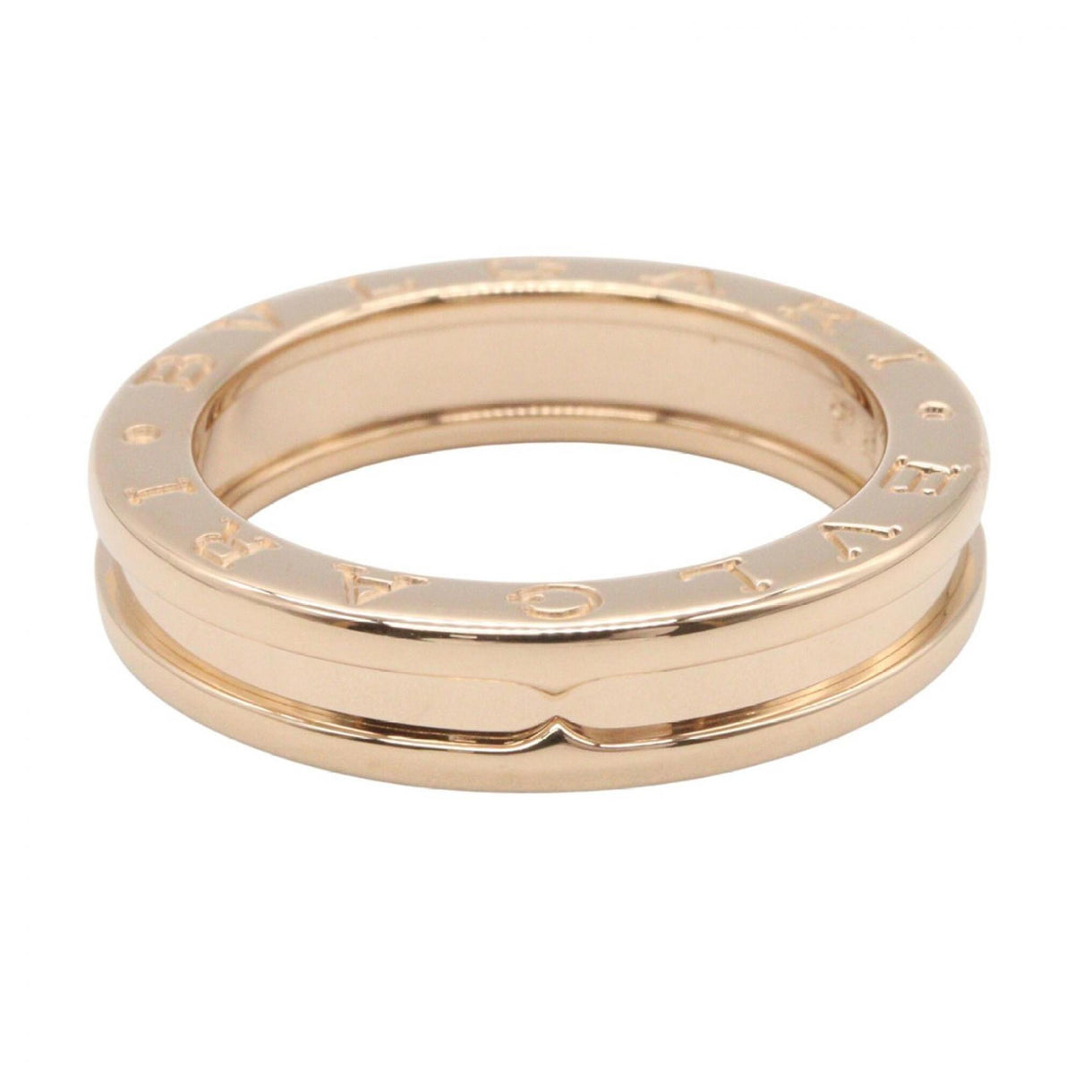Bvlgari Gold Pink Gold (18K) Band Ring (Pre-Owned)