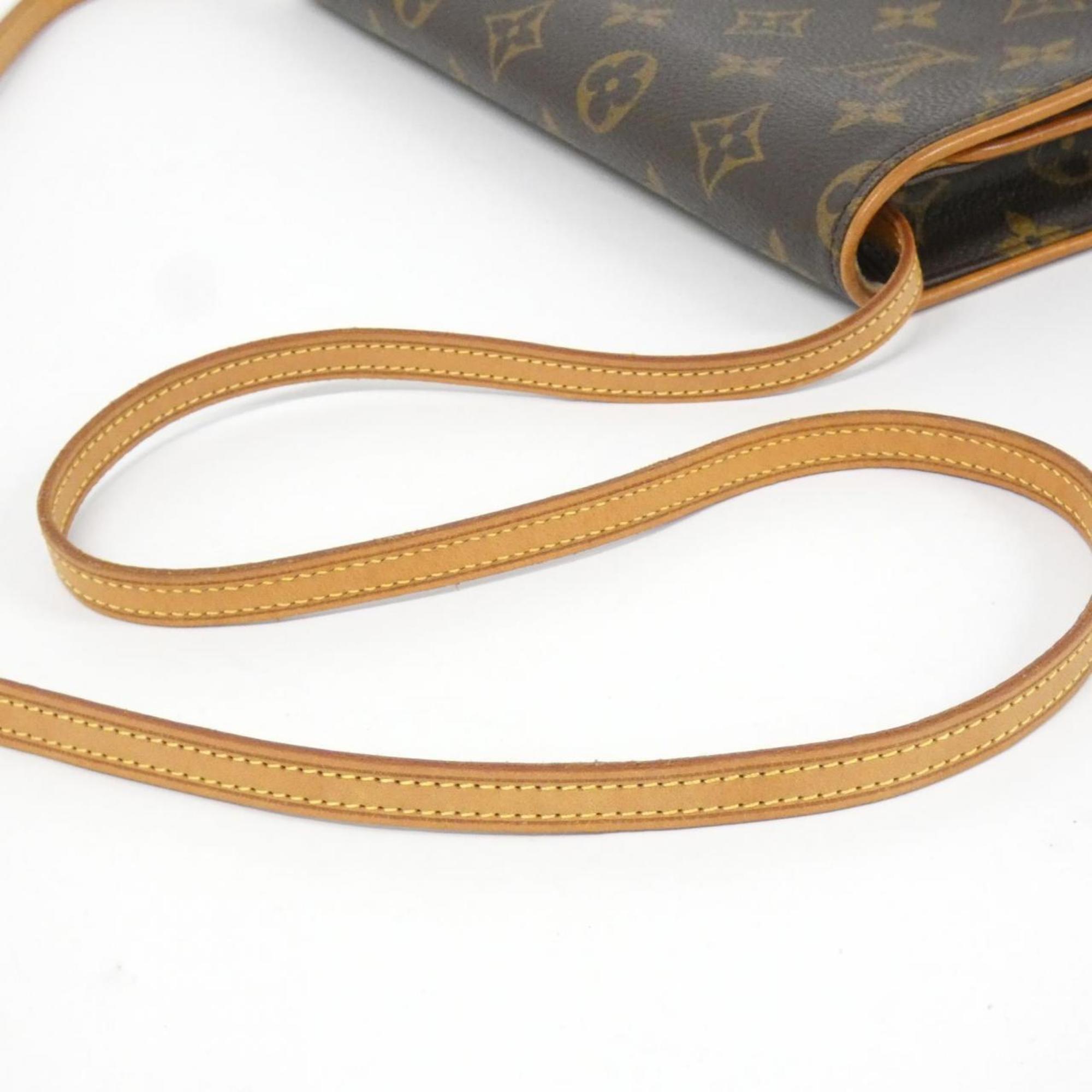 Louis Vuitton Monogram Brown Monogram Monogram Pochette Shoulder Bag (Pre-Owned)