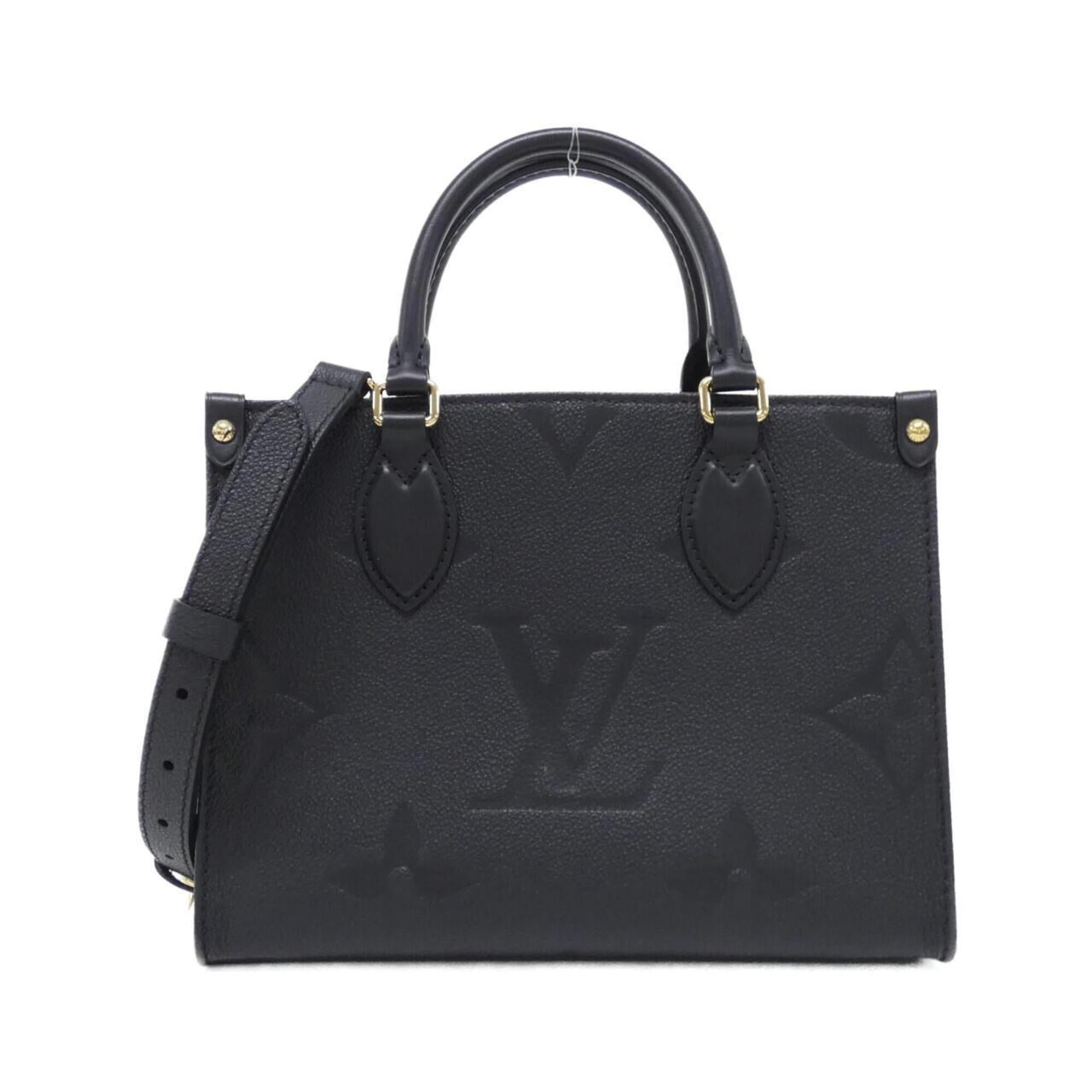 Louis Vuitton Monogram Empreinte Black Leather Handbag (Pre-Owned)