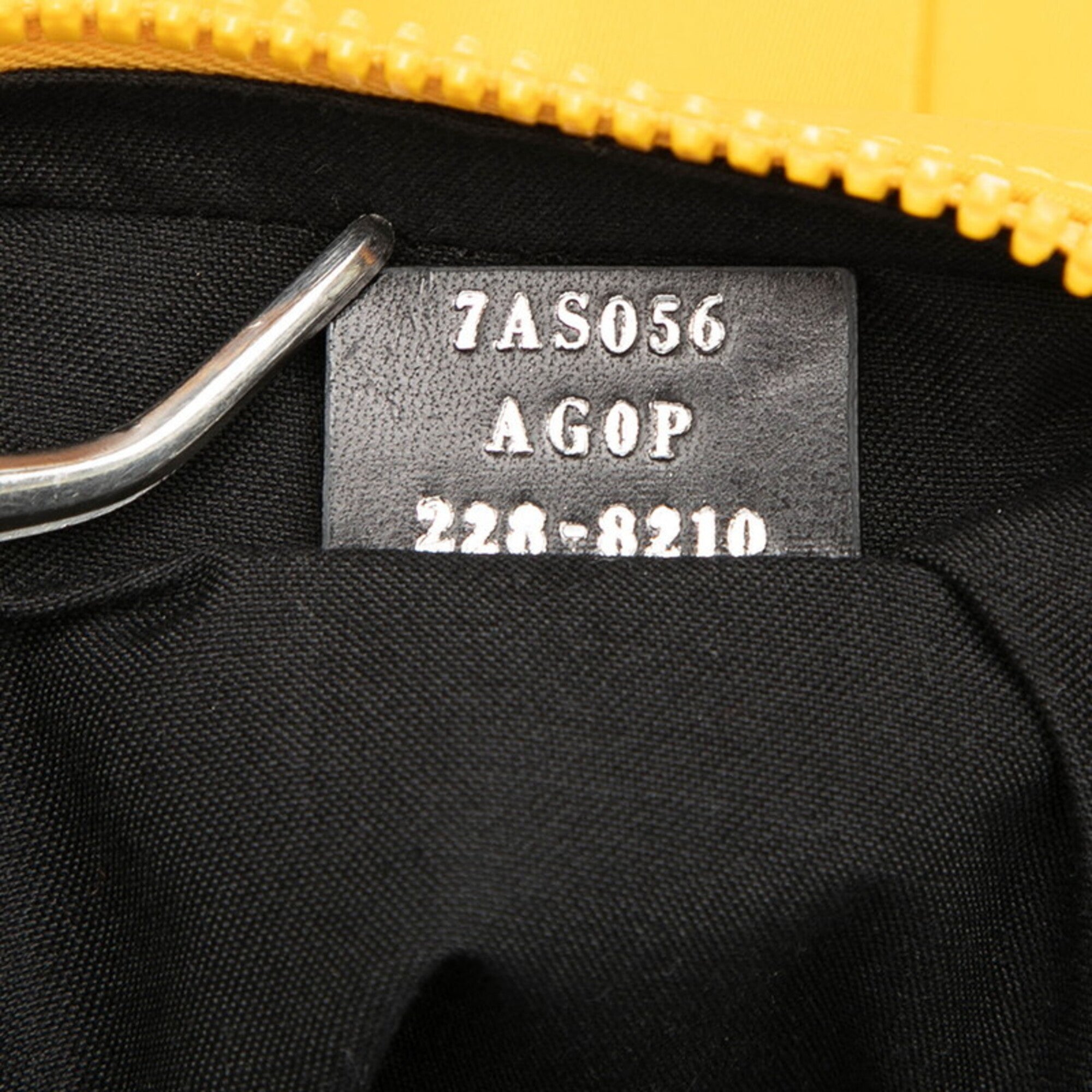Fendi Yellow Nylon Pouch (Pre-Owned)