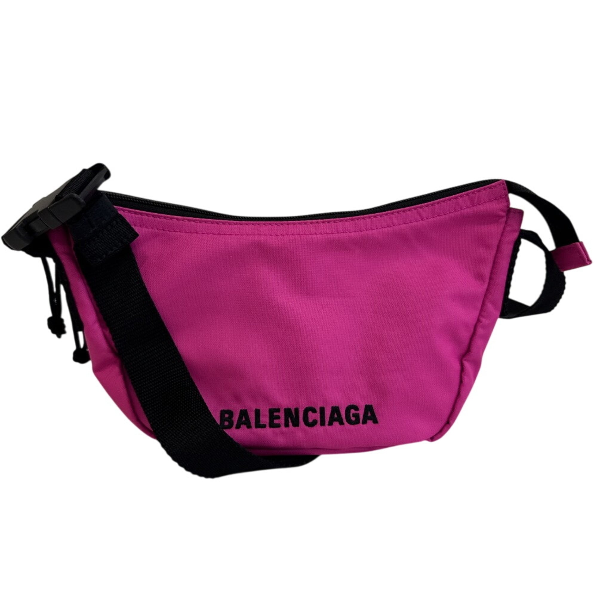 Balenciaga Pink Nylon Shoulder Bag (Pre-Owned)