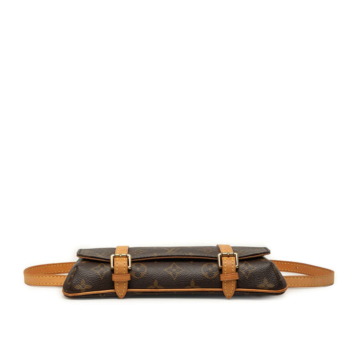 Louis Vuitton Monogram Brown Pvc Leather Fanny Pack Pochette (Pre-Owned)