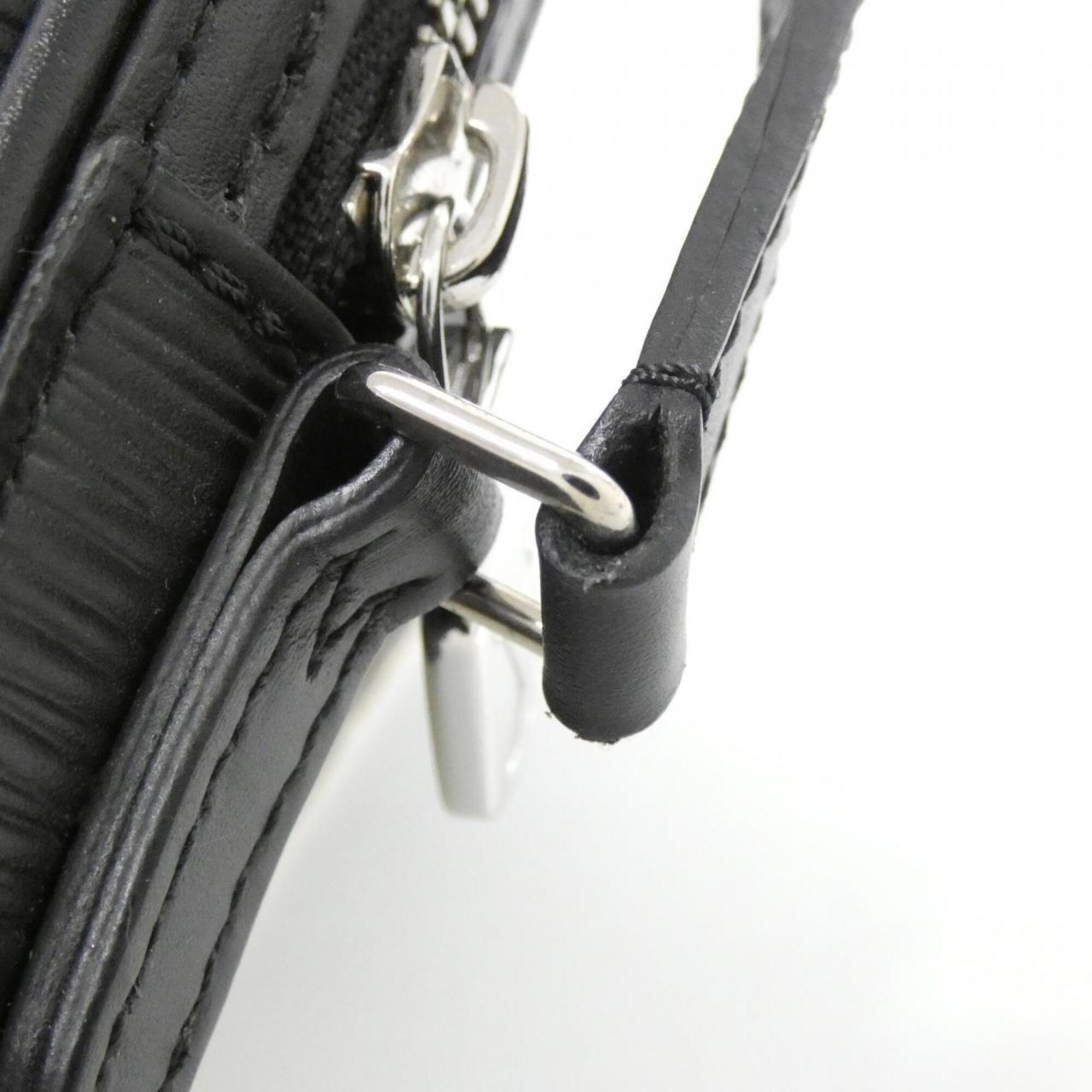 Louis Vuitton Black Jaune Leather Shoulder Bag (Pre-Owned)