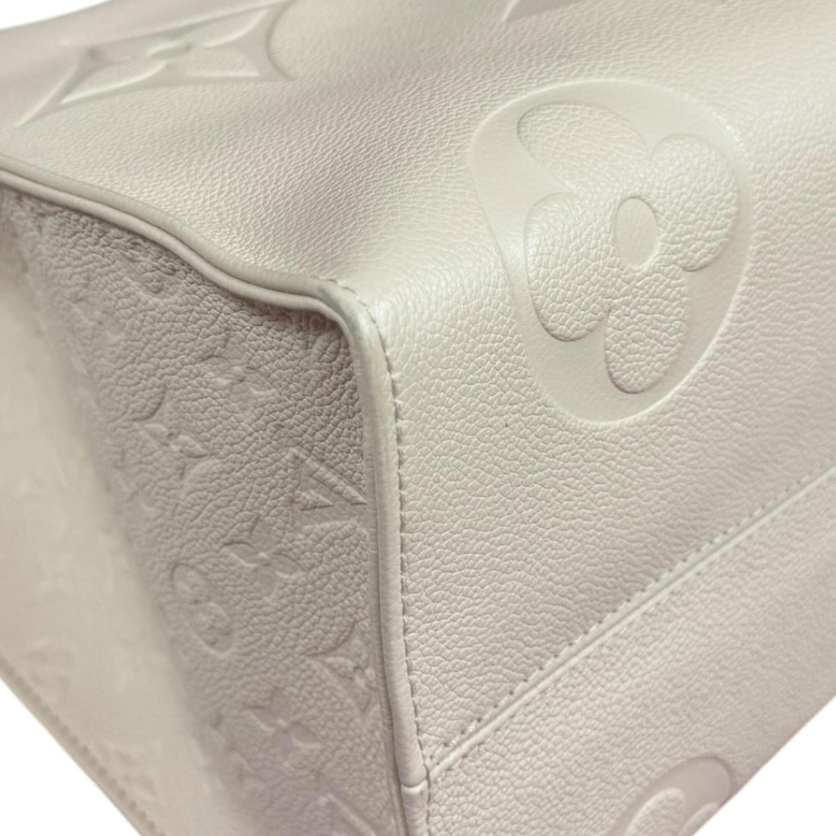 Louis Vuitton Beige Off-White Monogram Empreinte Shoulder Bag (Pre-Owned)