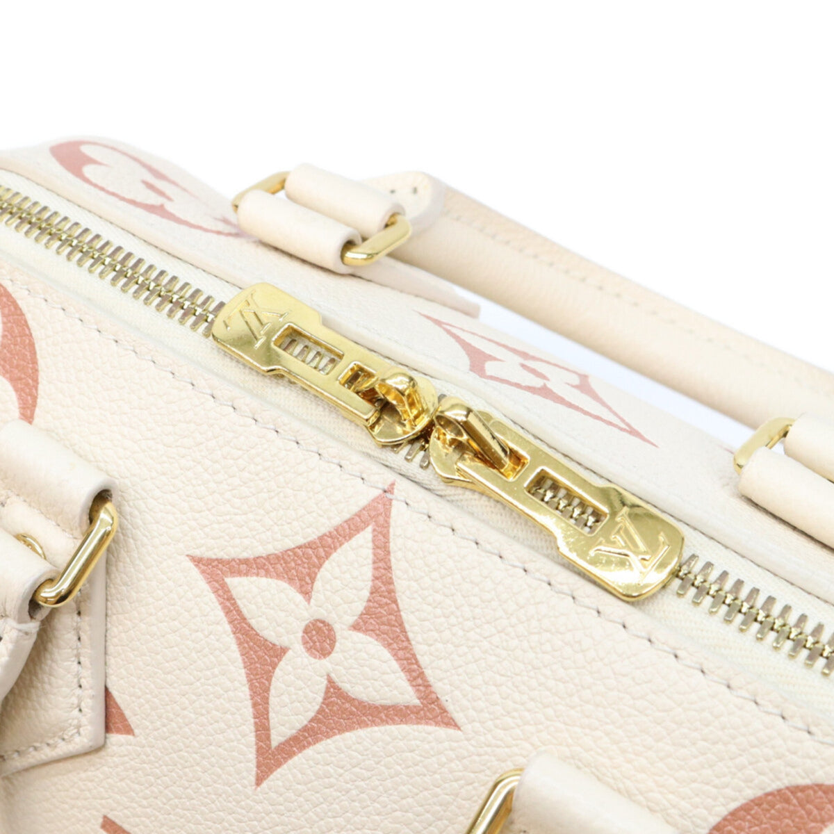 Louis Vuitton Beige Monogram Empreinte Boston Bag Shoulder Bag (Pre-Owned)