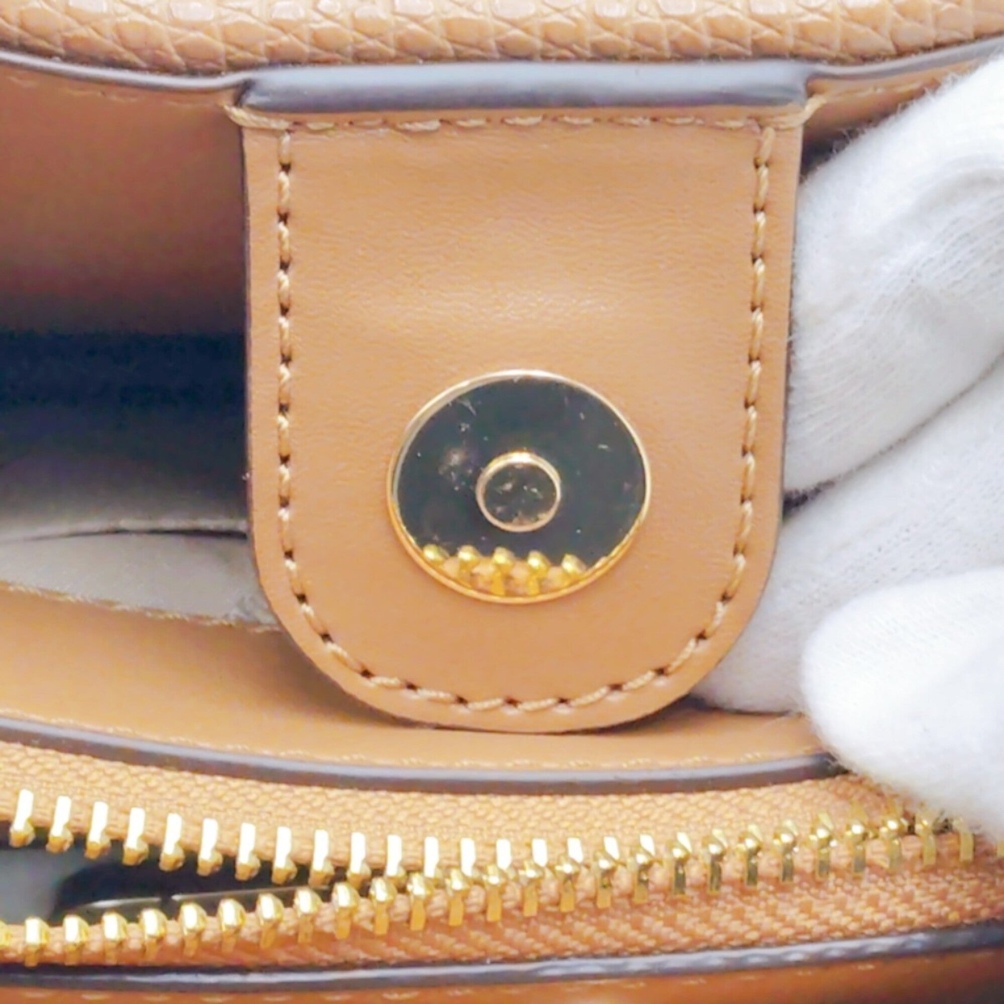 Michael Kors Brown Elastane Handbag Shoulder Bag (Pre-Owned)