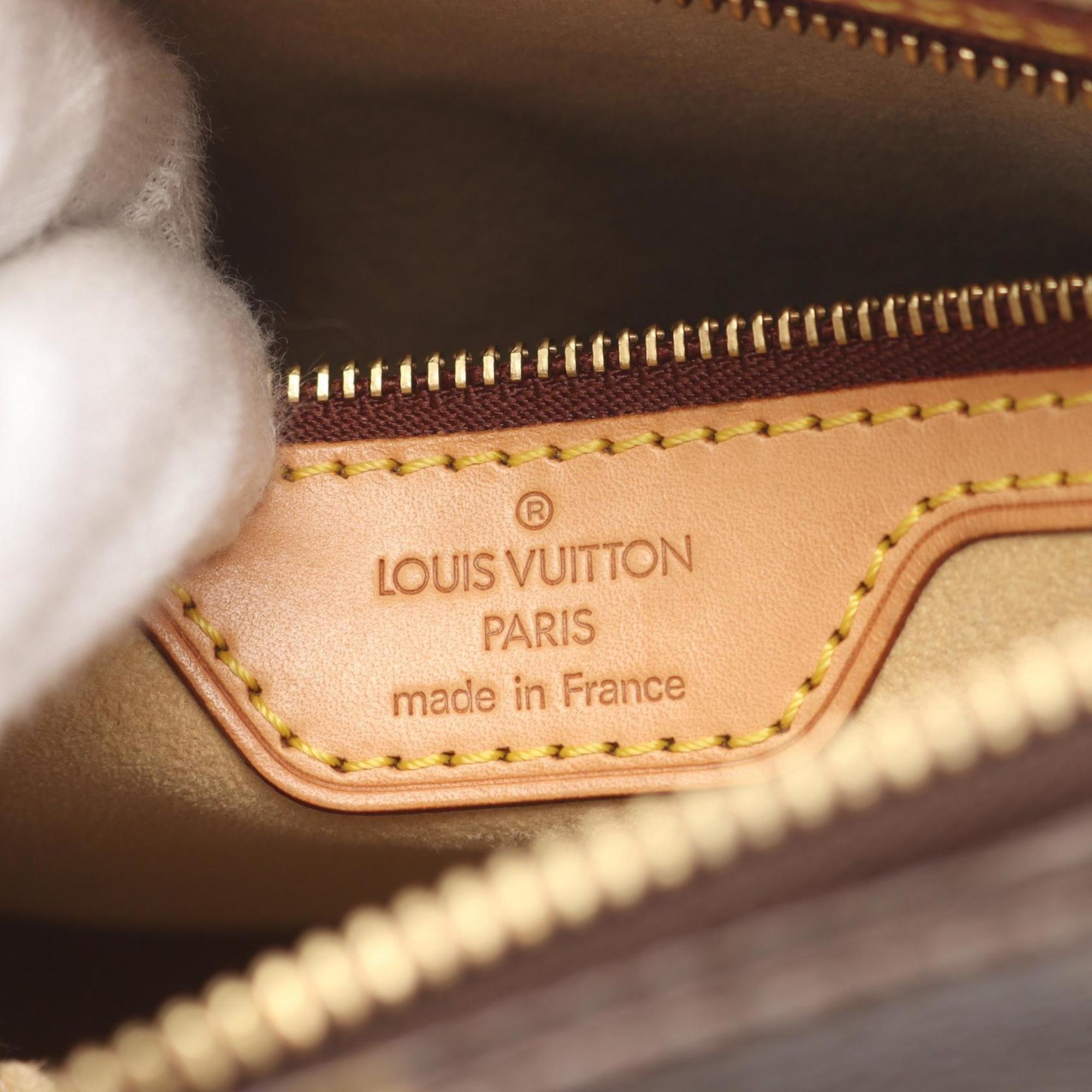 Louis Vuitton Brown Monogram Coated Canvas Pvc Leather Shoulder Bag (Pre-Owned)