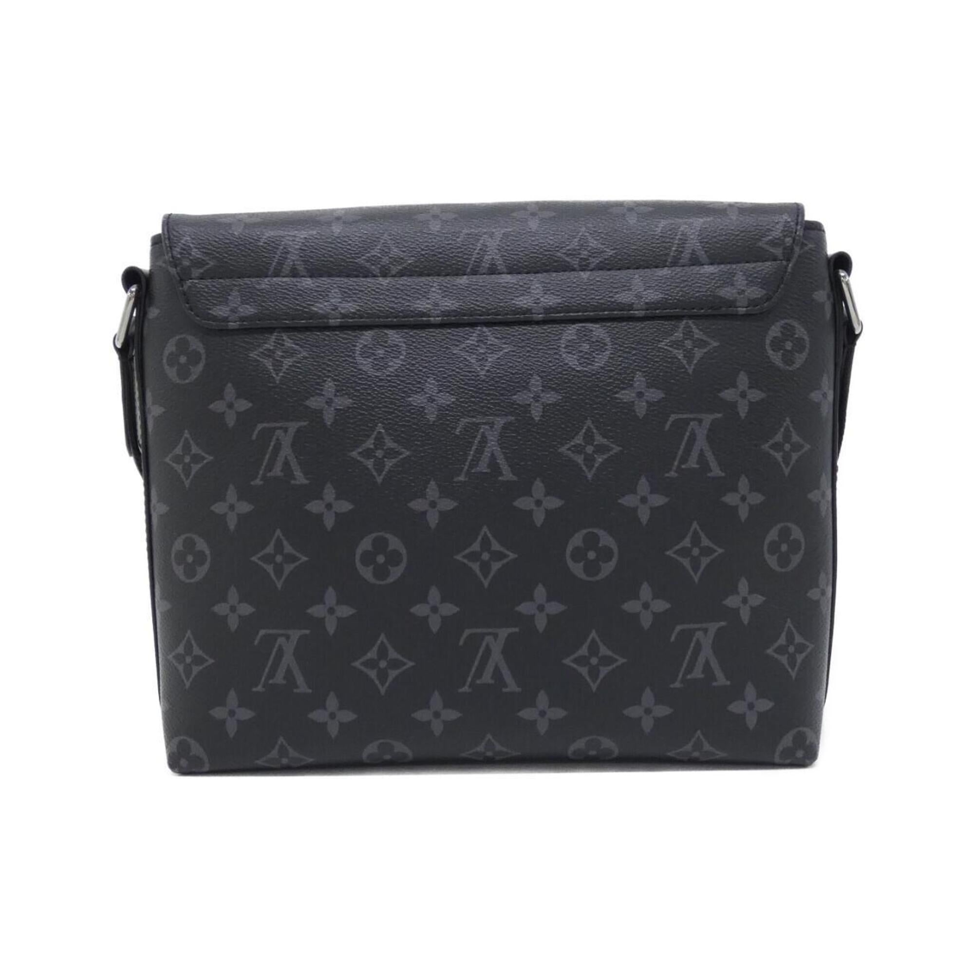 Louis Vuitton Black Coated Canvas Shoulder Bag (Pre-Owned)