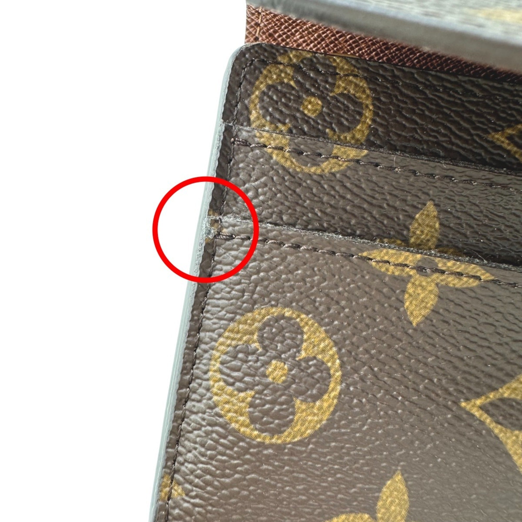 Louis Vuitton Brown Monogram Monogram Wallet (Bi-Fold) (Pre-Owned)