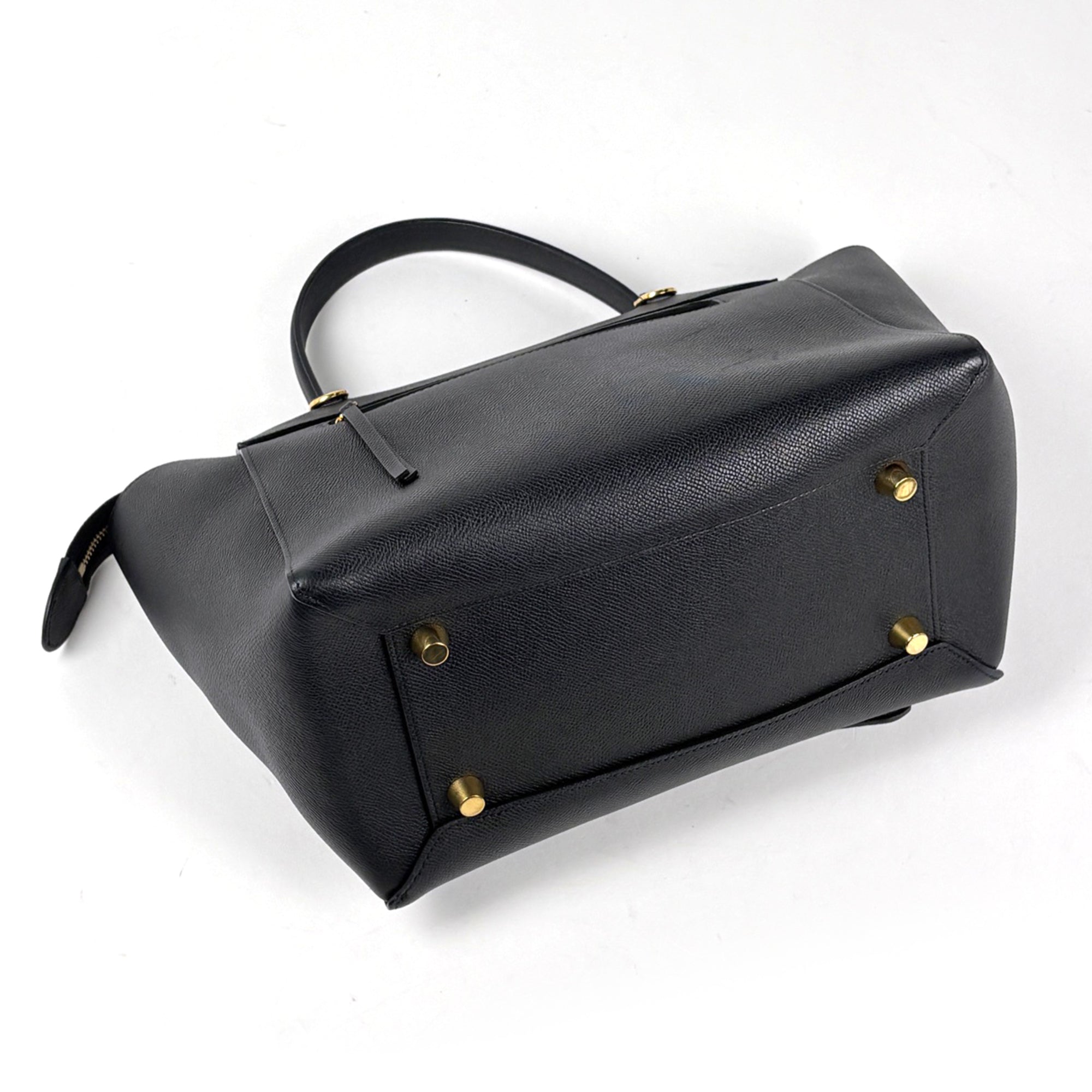 Celine Black Leather Handbag Shoulder Bag (Pre-Owned)
