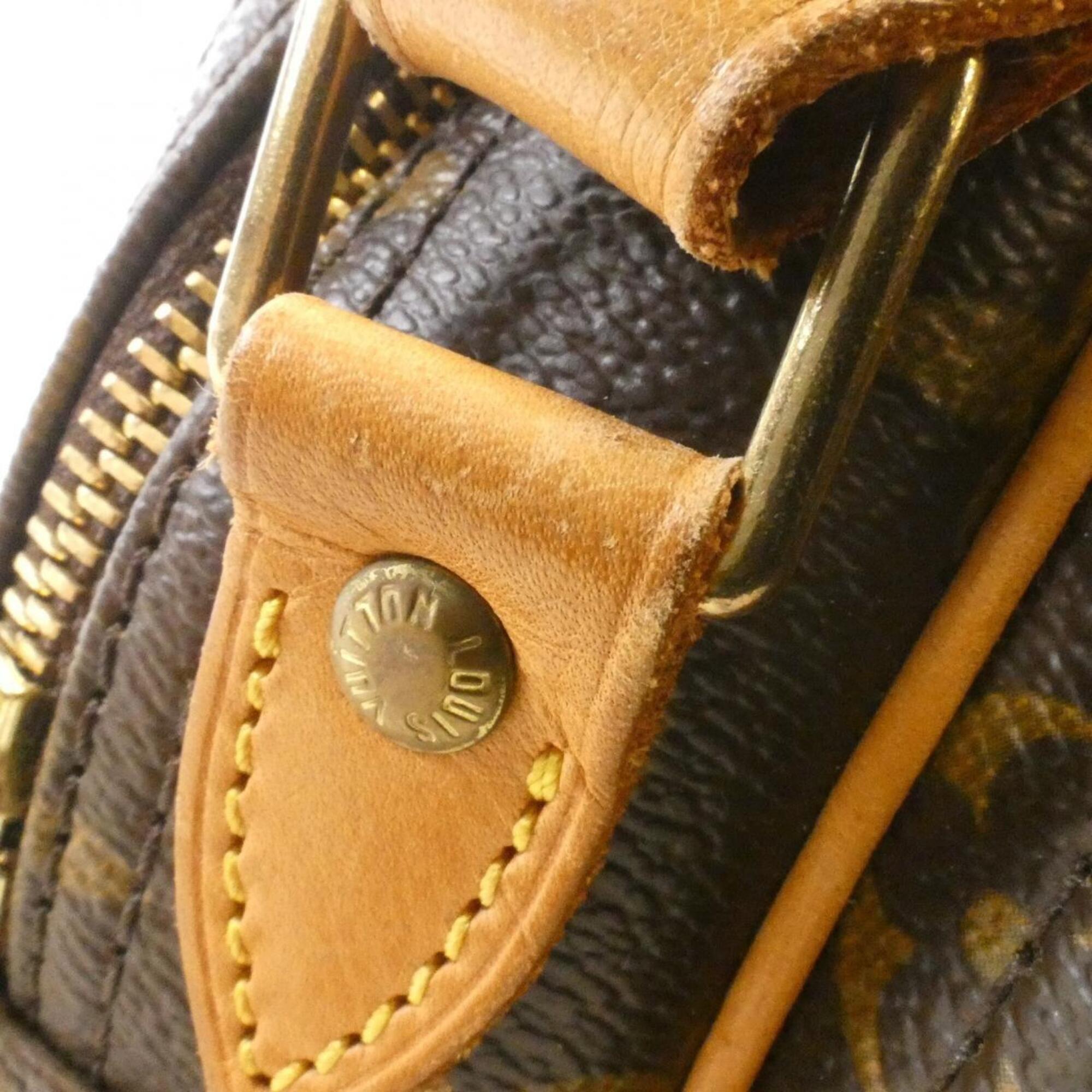 Louis Vuitton Brown Coated Canvas Shoulder Bag (Pre-Owned)