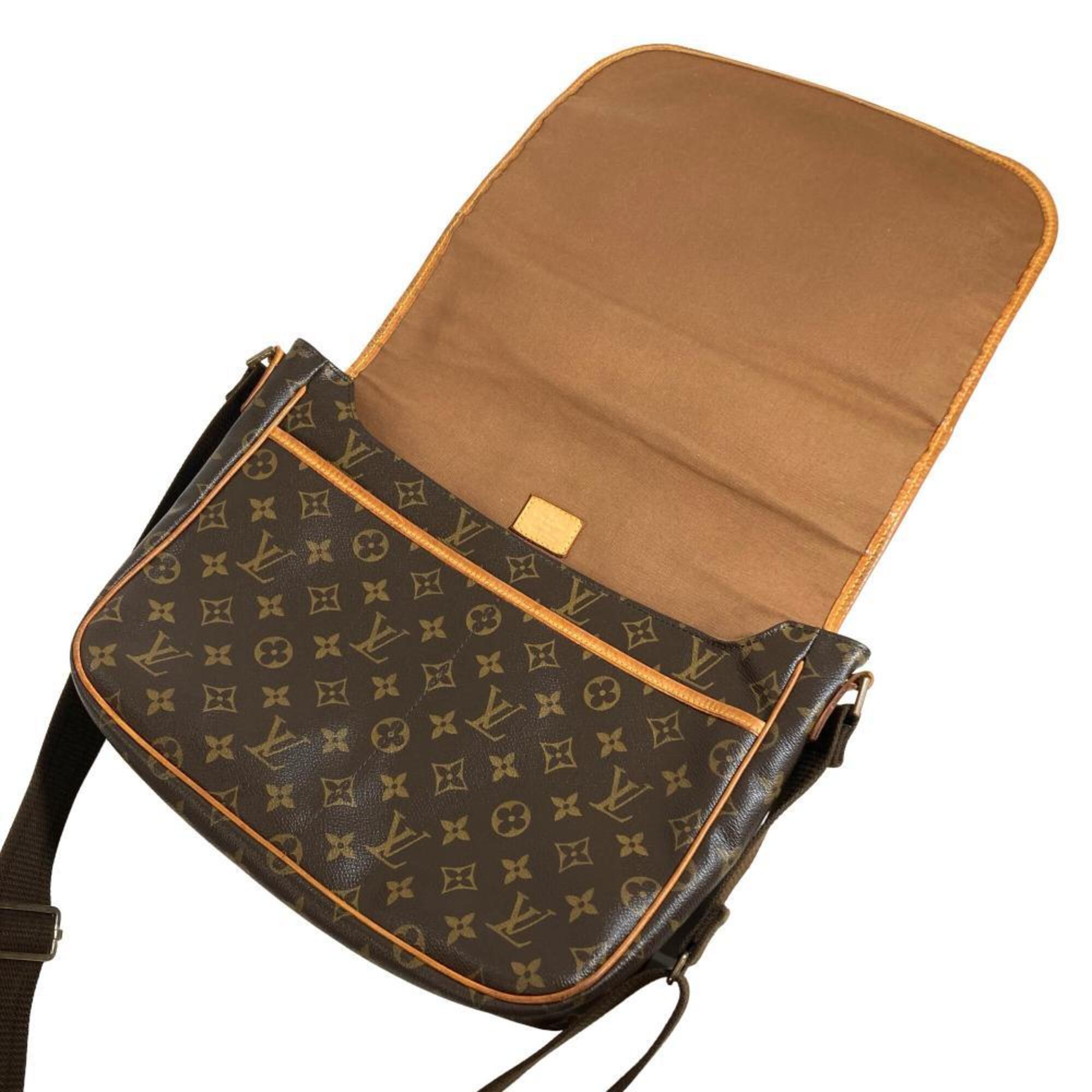 Louis Vuitton Brown Monogram Canvas Messenger Bag Shoulder Bag (Pre-Owned)
