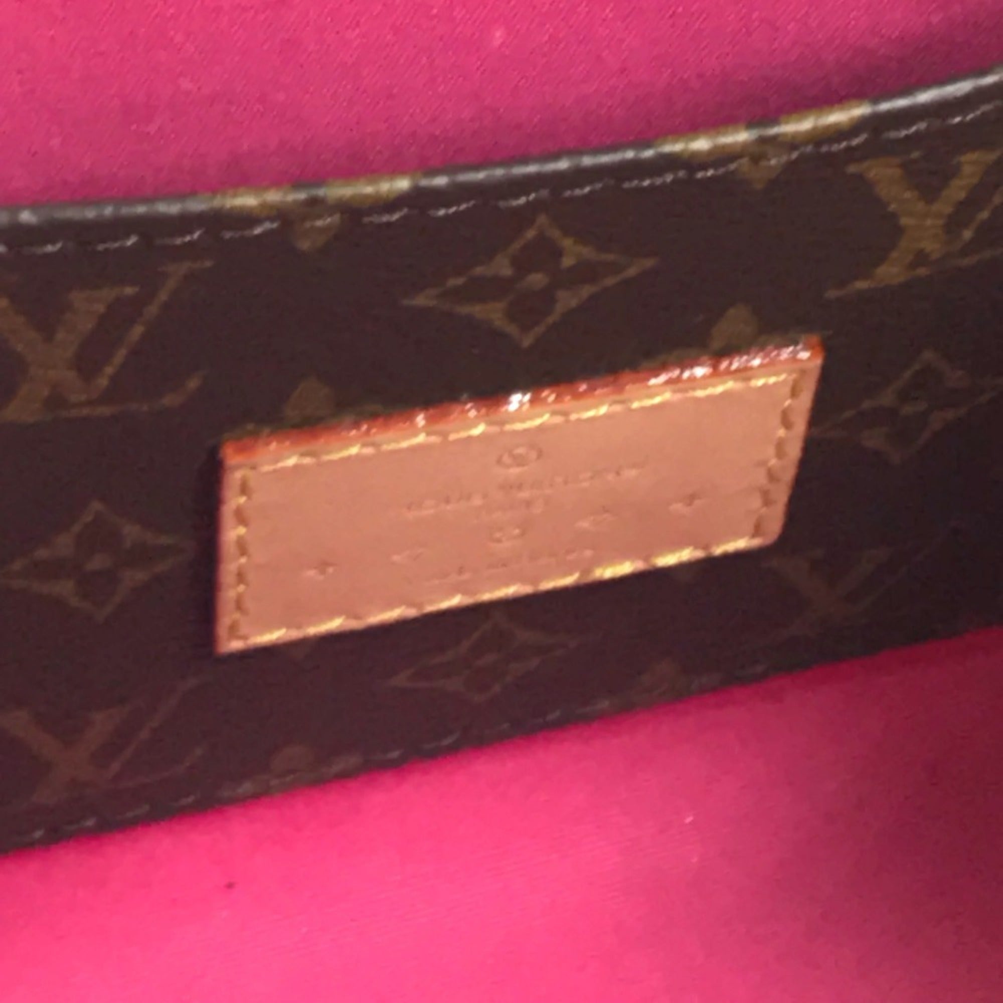 Louis Vuitton Pink Monogram Vernis Handbag Shoulder Bag Tote Bag (Pre-Owned)