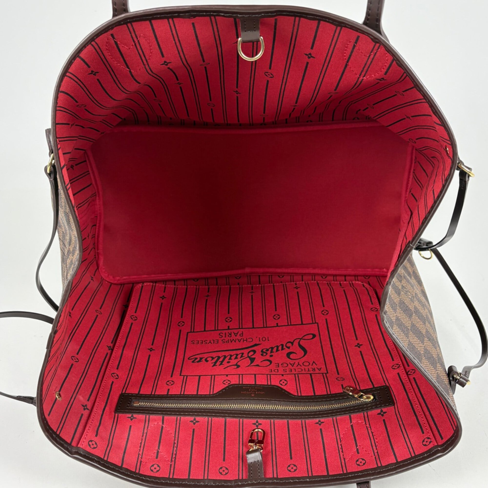 Louis Vuitton Brown Damier Canvas Damier Canvas Shoulder Bag Tote Bag (Pre-Owned)