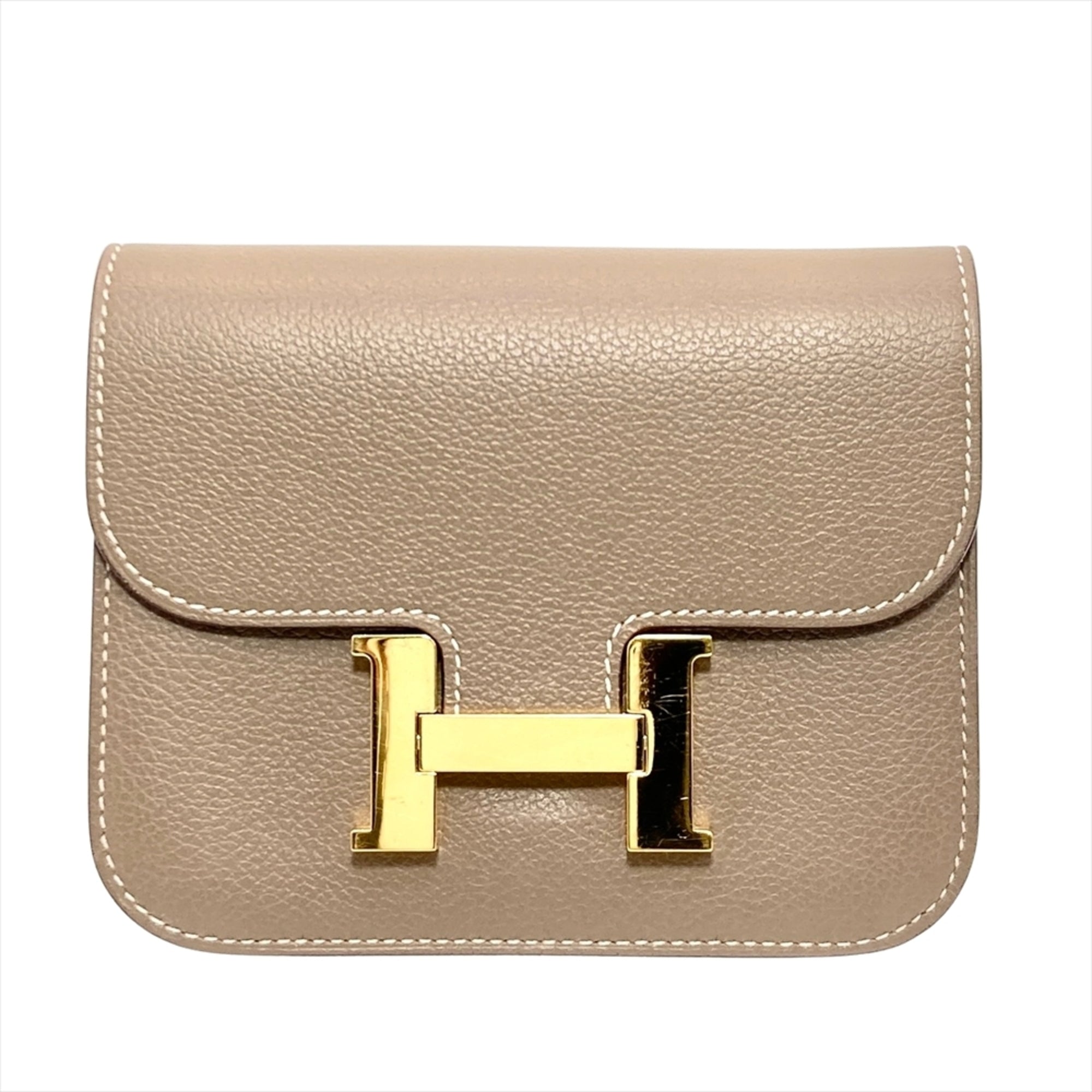 Hermes Etoupe Gray Gray Wallet (Bi-Fold) (Pre-Owned)
