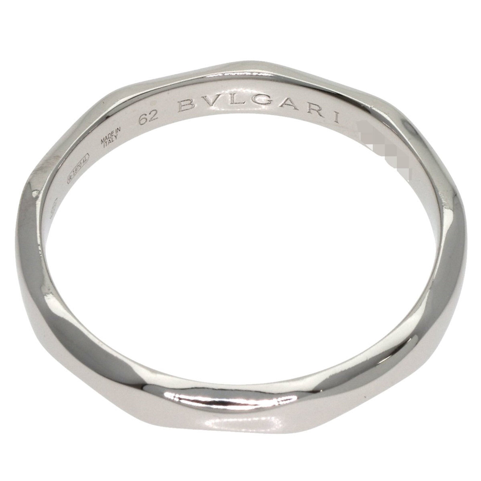 Bvlgari Platinum Platinum 950 Band Ring (Pre-Owned)
