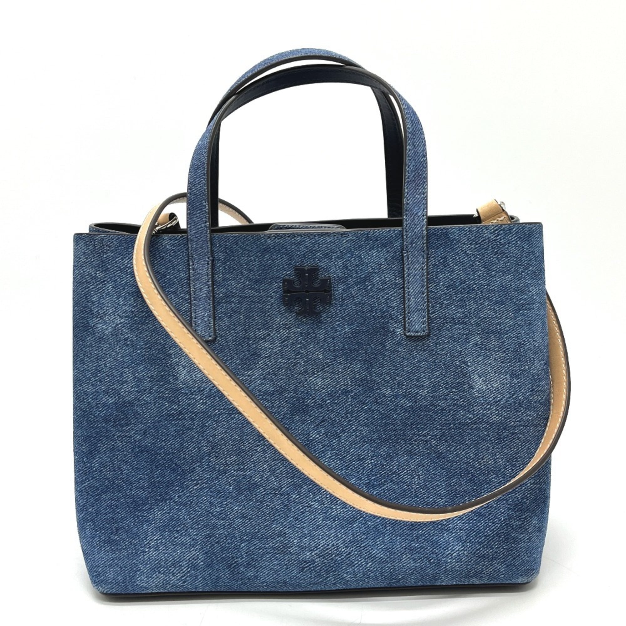Tory Burch Blue Denim Tote Bag (Pre-Owned)
