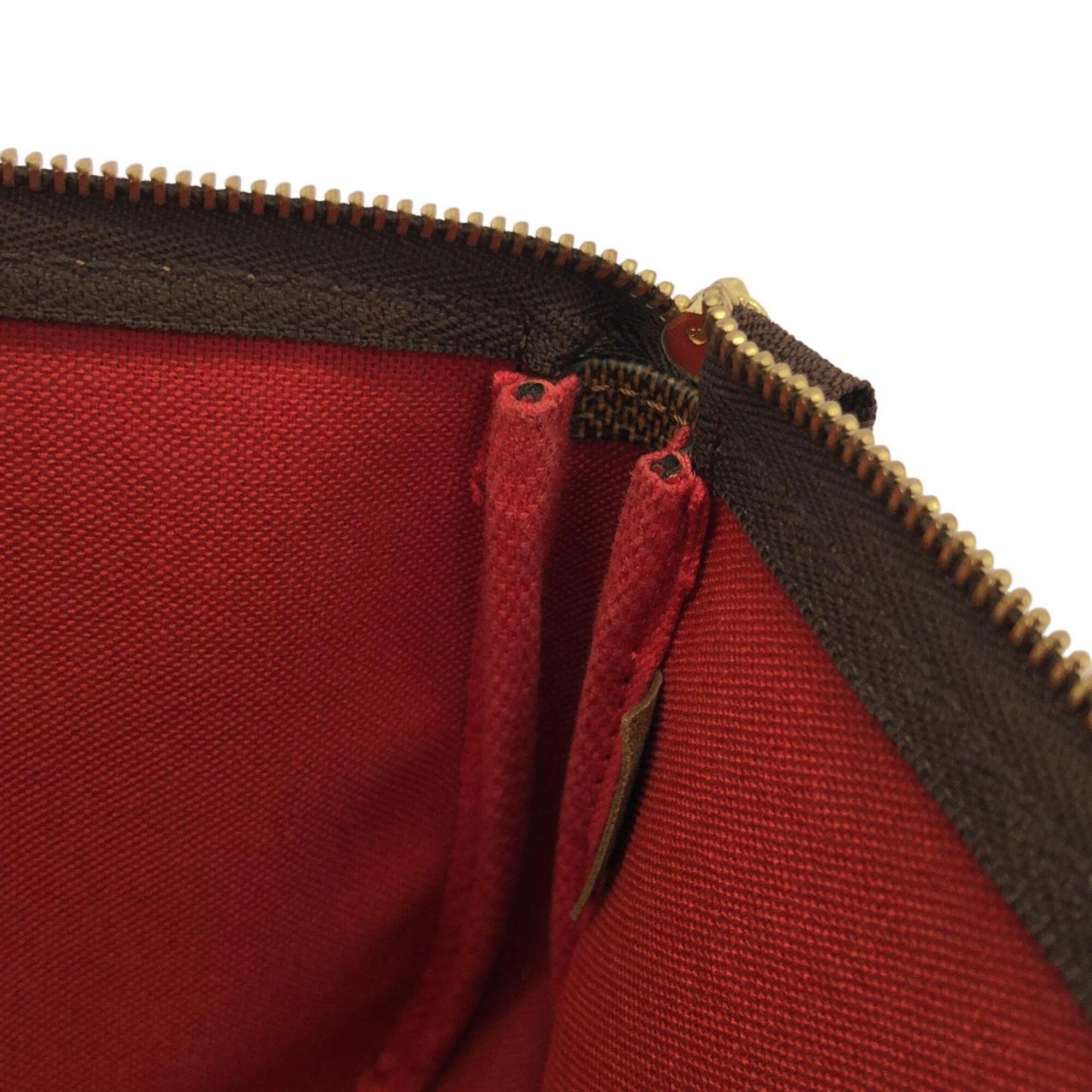 Louis Vuitton Ebene Coated Canvas Pochette Pouch (Pre-Owned)