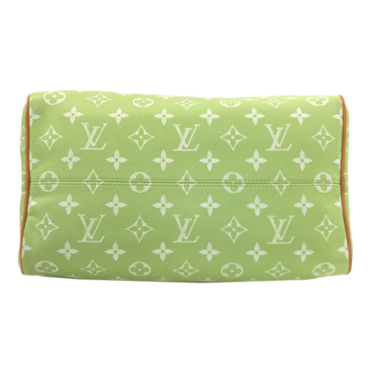 Louis Vuitton Green Monogram Monogram Canvas Leather Handbag (Pre-Owned)