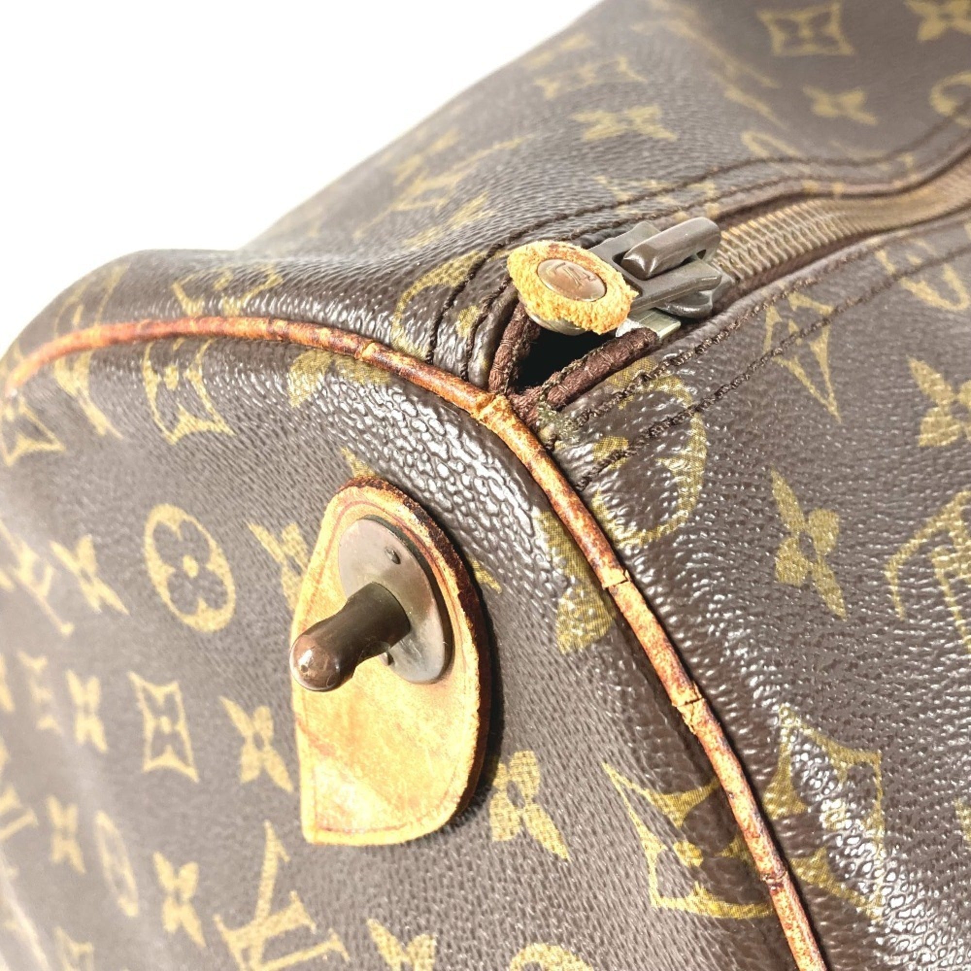 Louis Vuitton Monogram Brown Monogram Boston Bag Handbag (Pre-Owned)