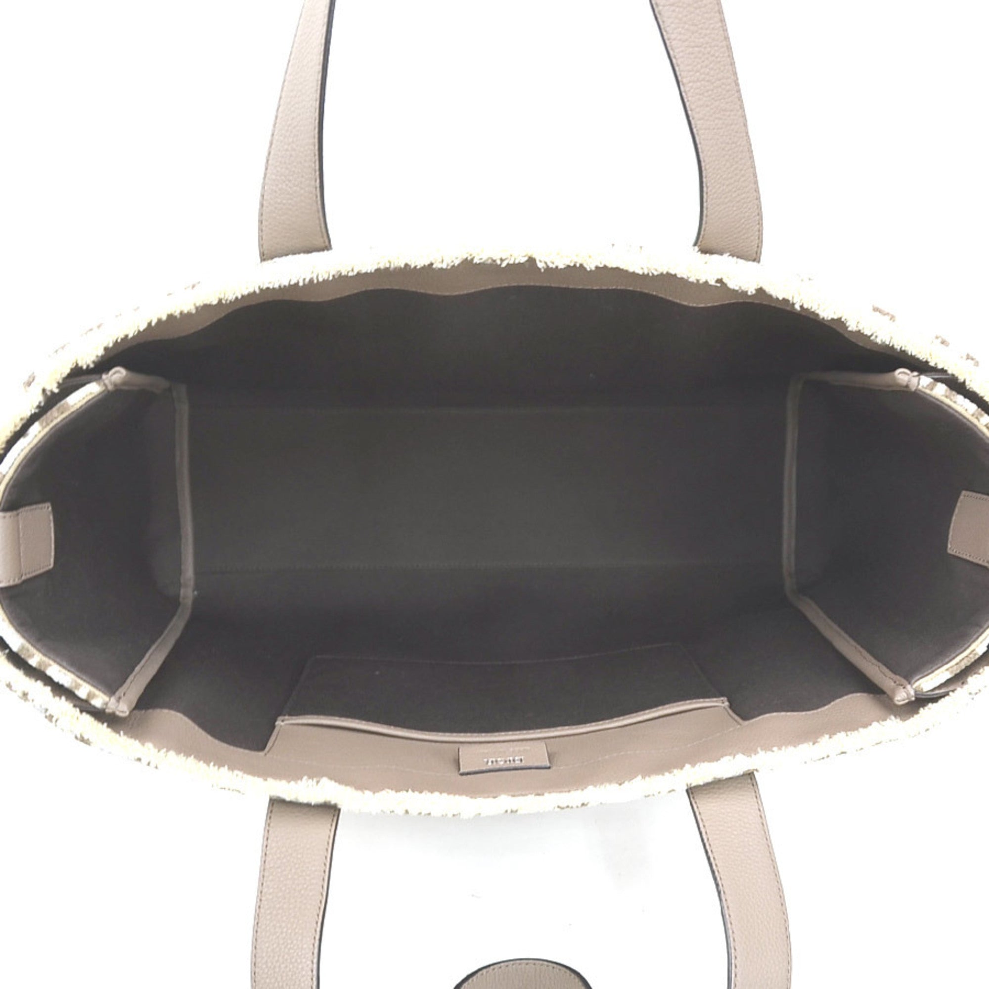Christian Dior Gray Light Blue Leather Handbag (Pre-Owned)