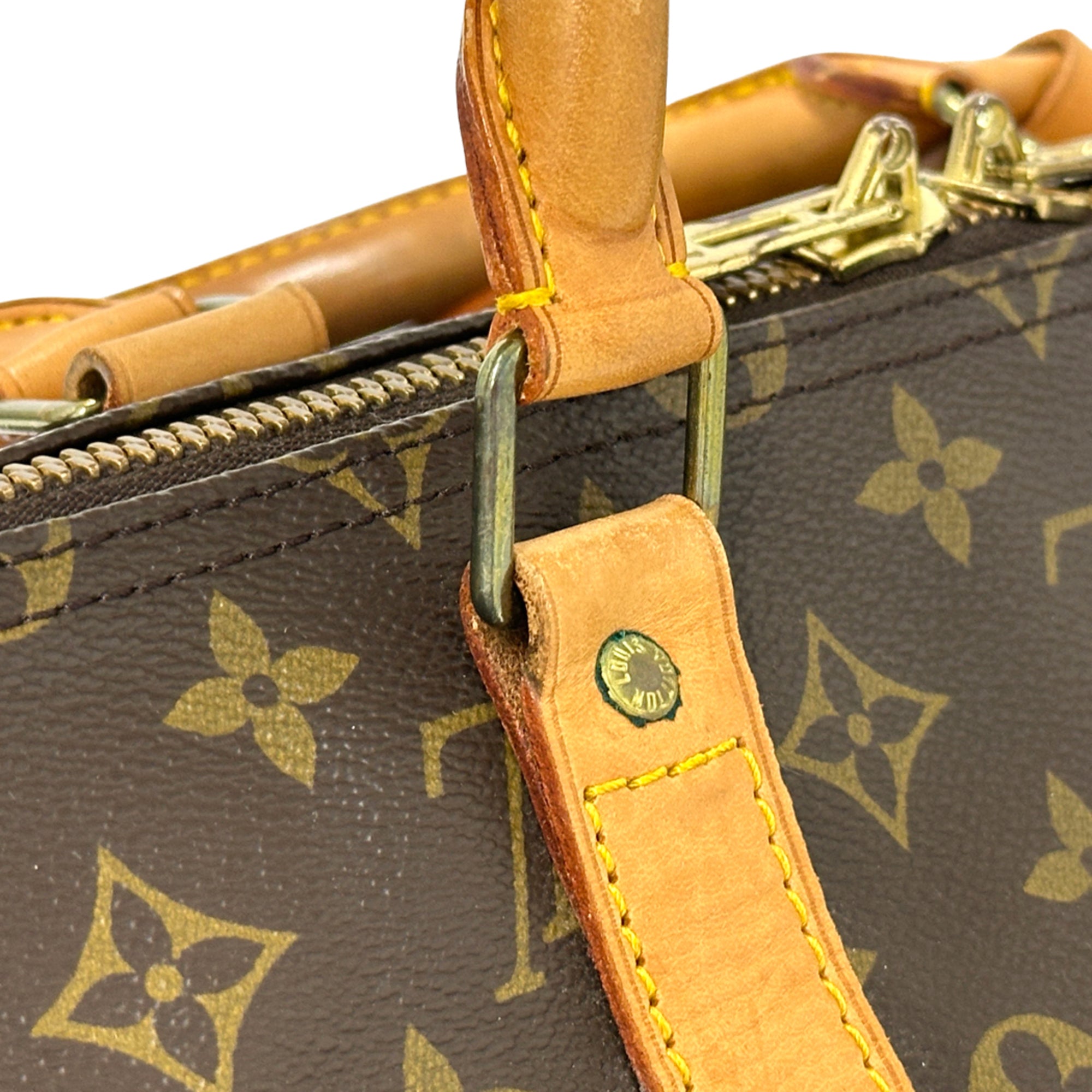 Louis Vuitton Brown Monogram Monogram Boston Bag Handbag (Pre-Owned)