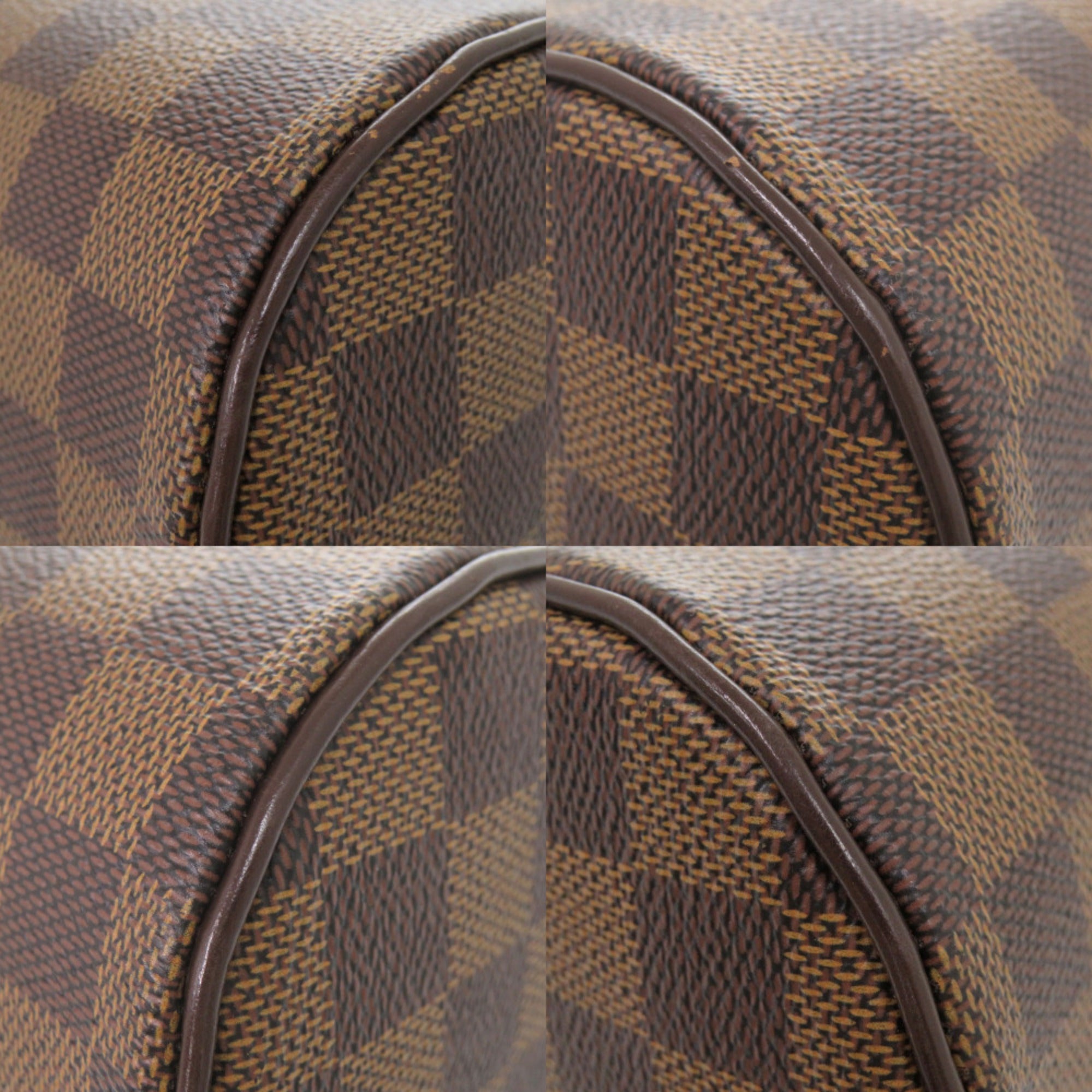 Louis Vuitton Damier Canvas Ebene Damier Canvas Handbag (Pre-Owned)