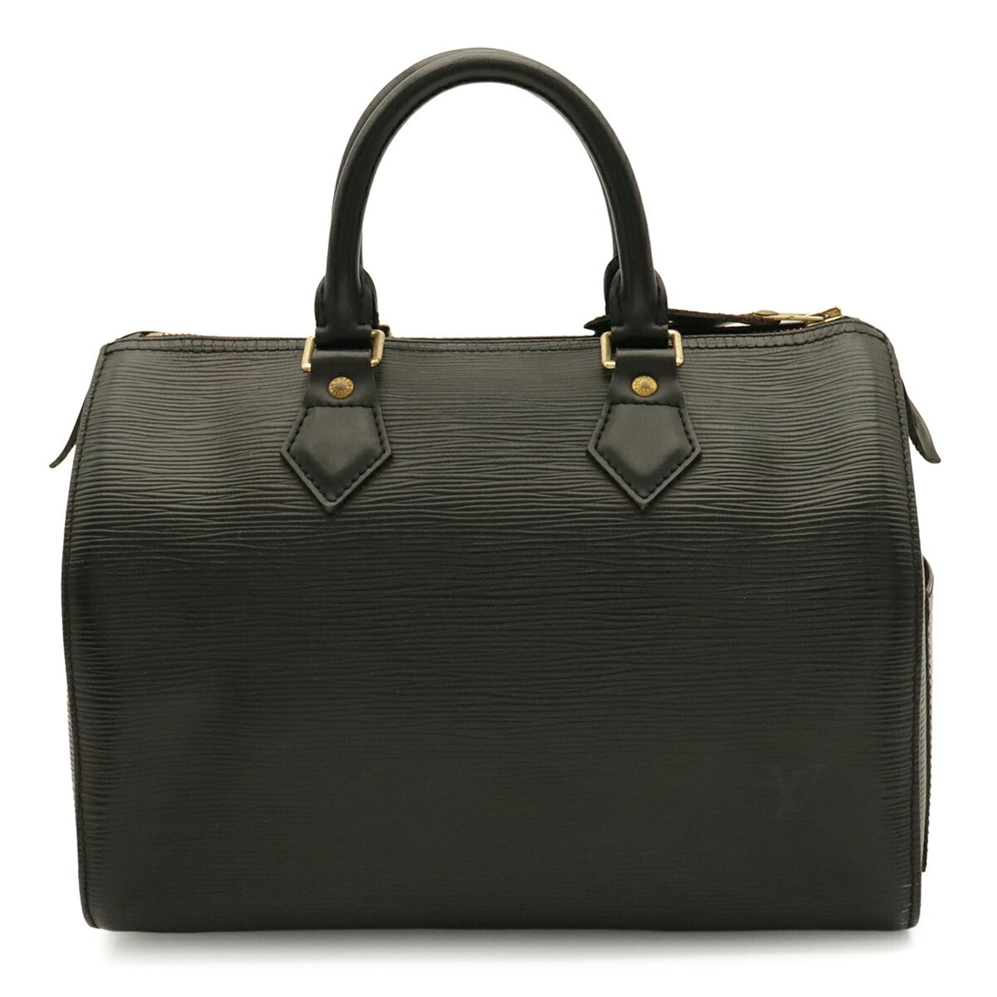 Louis Vuitton Noir Epi Leather Boston Bag Handbag (Pre-Owned)