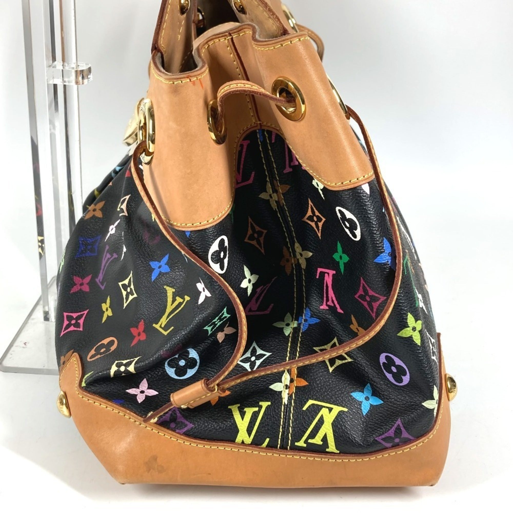 Louis Vuitton Monogram Multicolore Black Noir Monogram Multicolore Shoulder Bag Tote Bag (Pre-Owned)