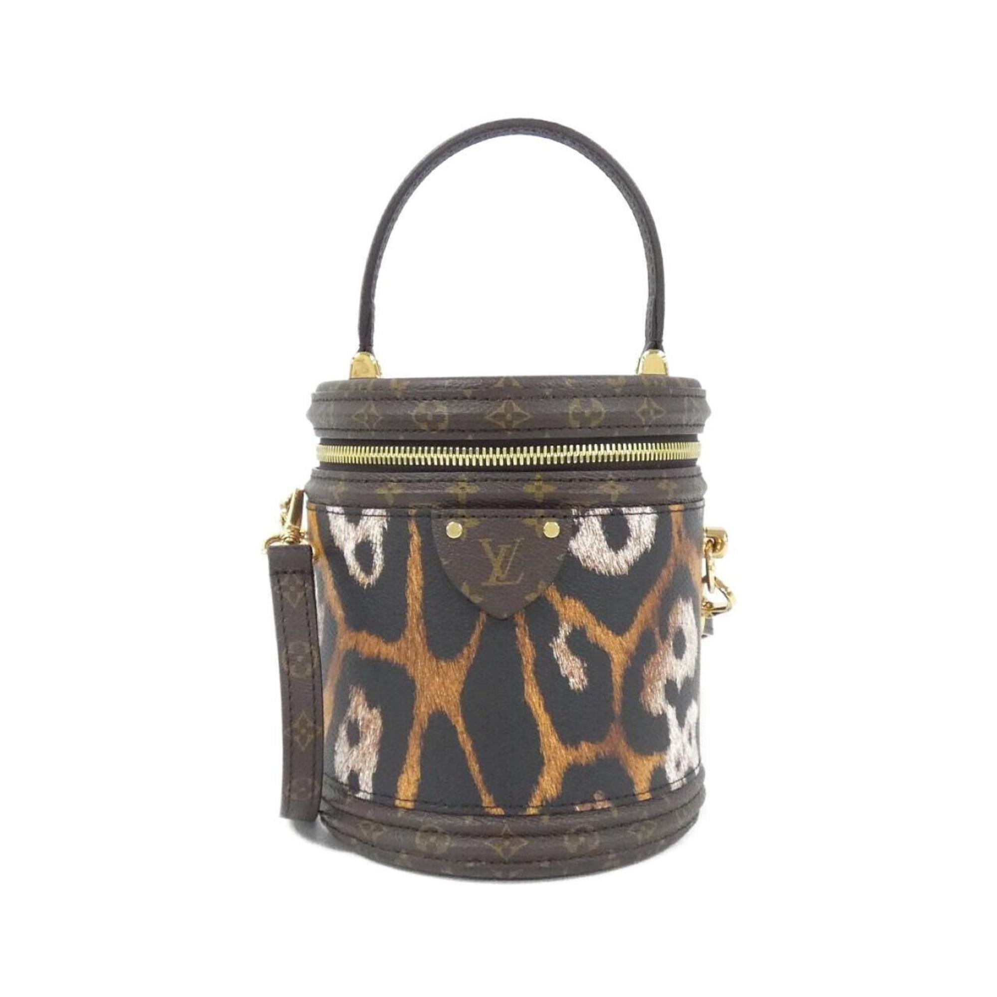 Louis Vuitton Marron Saffron Coated Canvas Handbag (Pre-Owned)