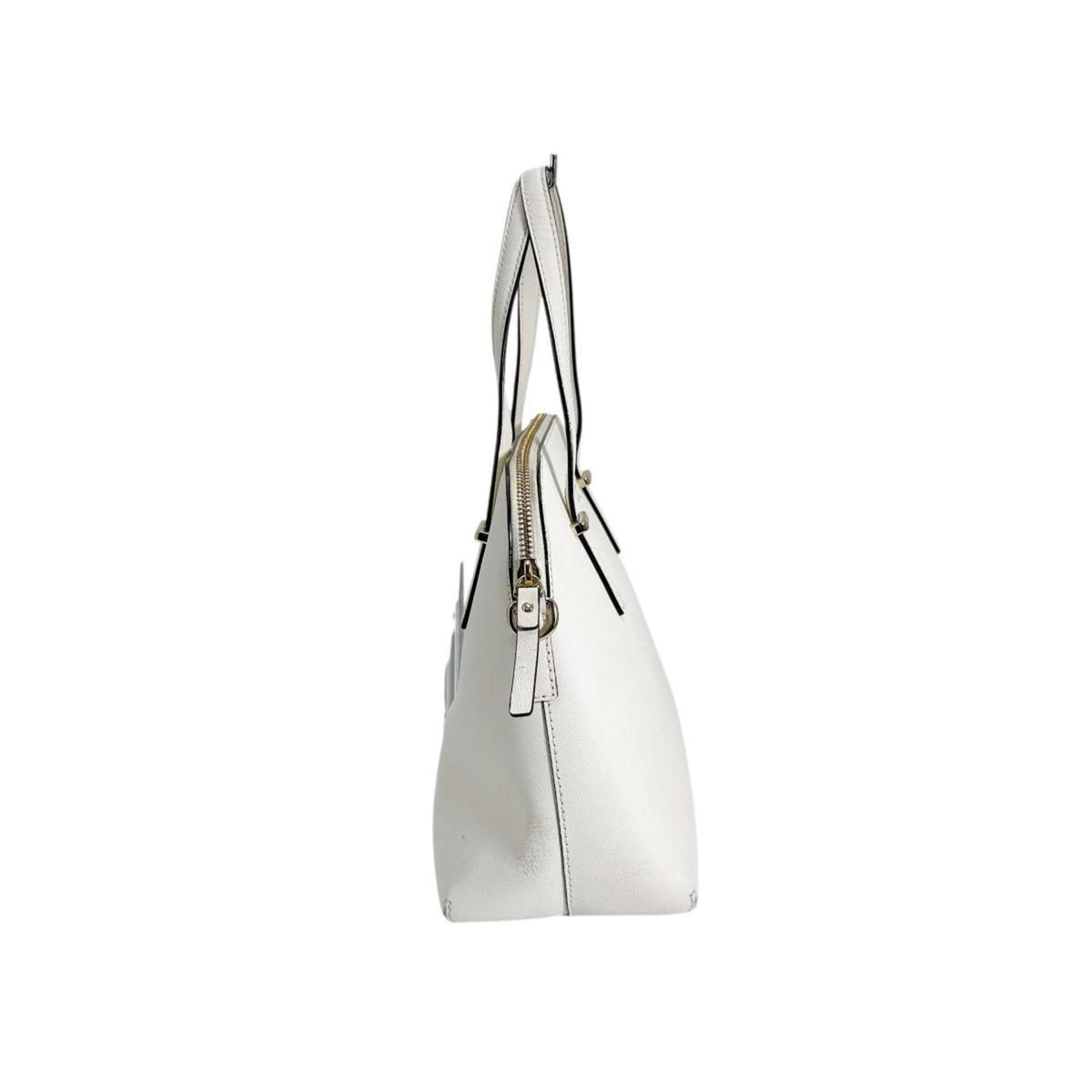 Kate Spade White Leather Handbag Shoulder Bag (Pre-Owned)