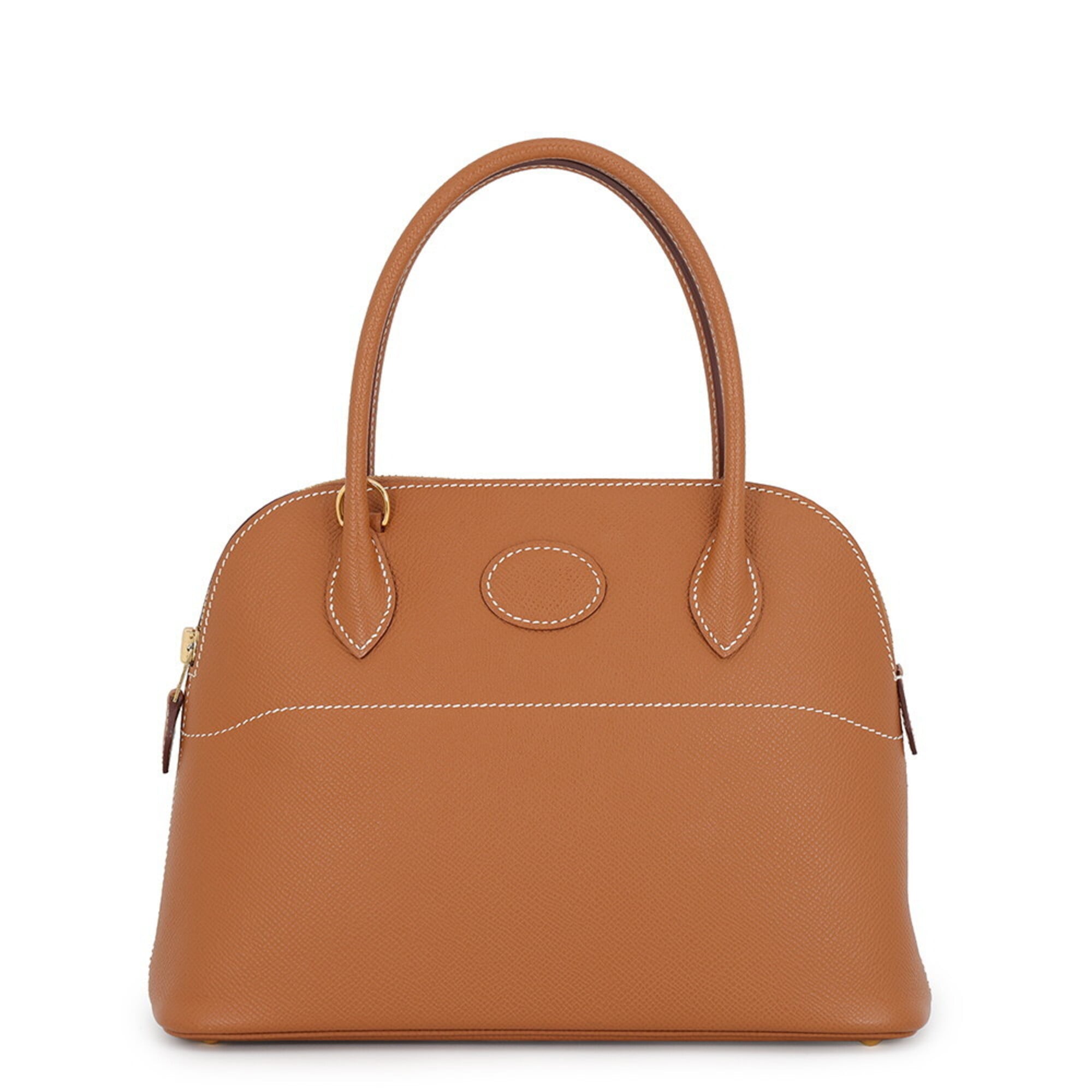 Hermes Bolide Gold Epsom Leather Handbag Shoulder Bag (Pre-Owned)