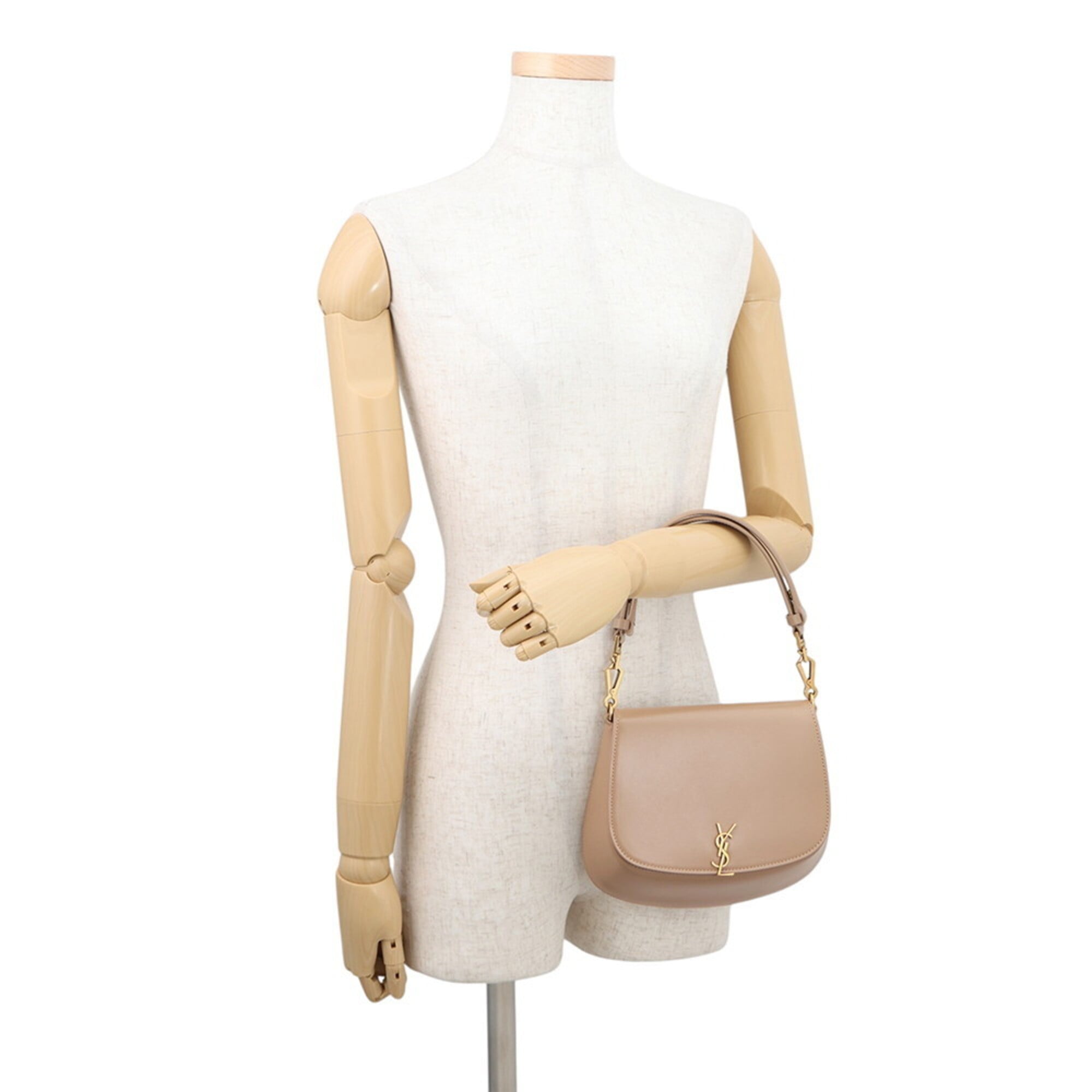 Yves Saint Laurent Beige Leather Handbag (Pre-Owned)