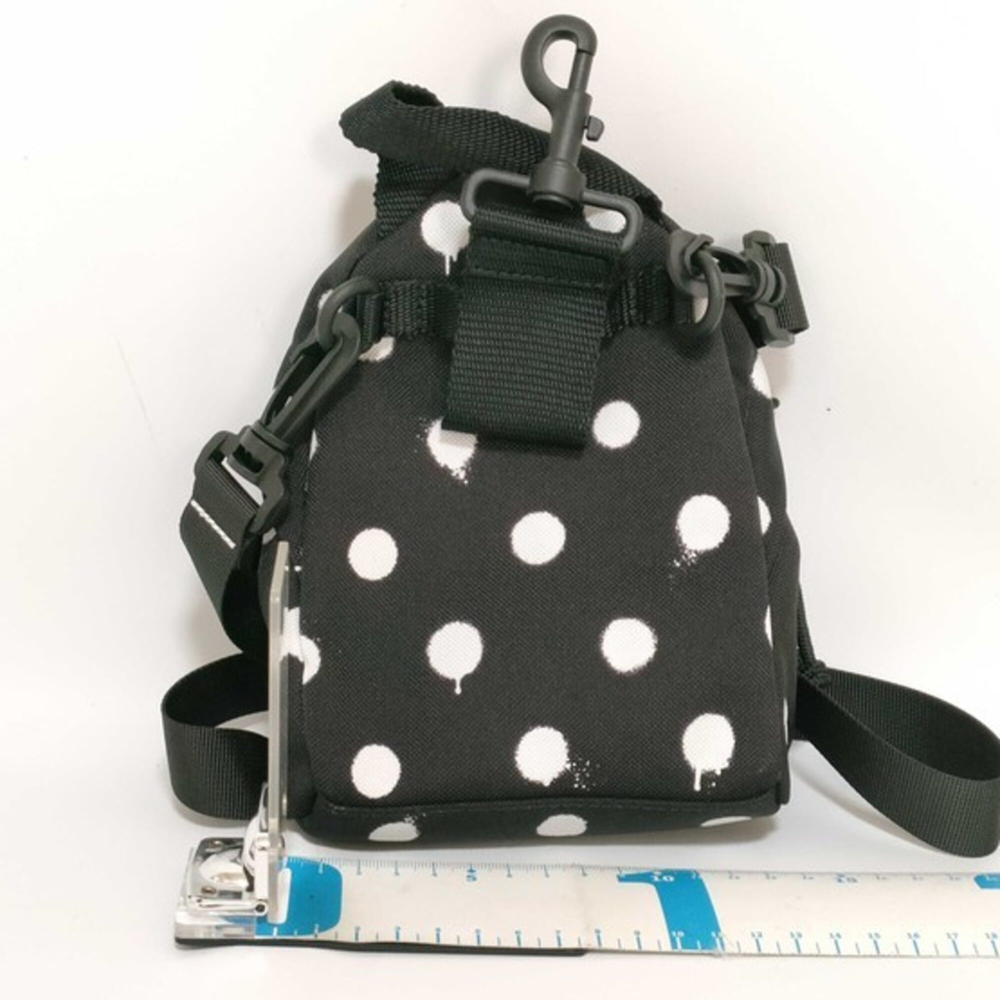 Balenciaga Black White Canvas Shoulder Bag (Pre-Owned)