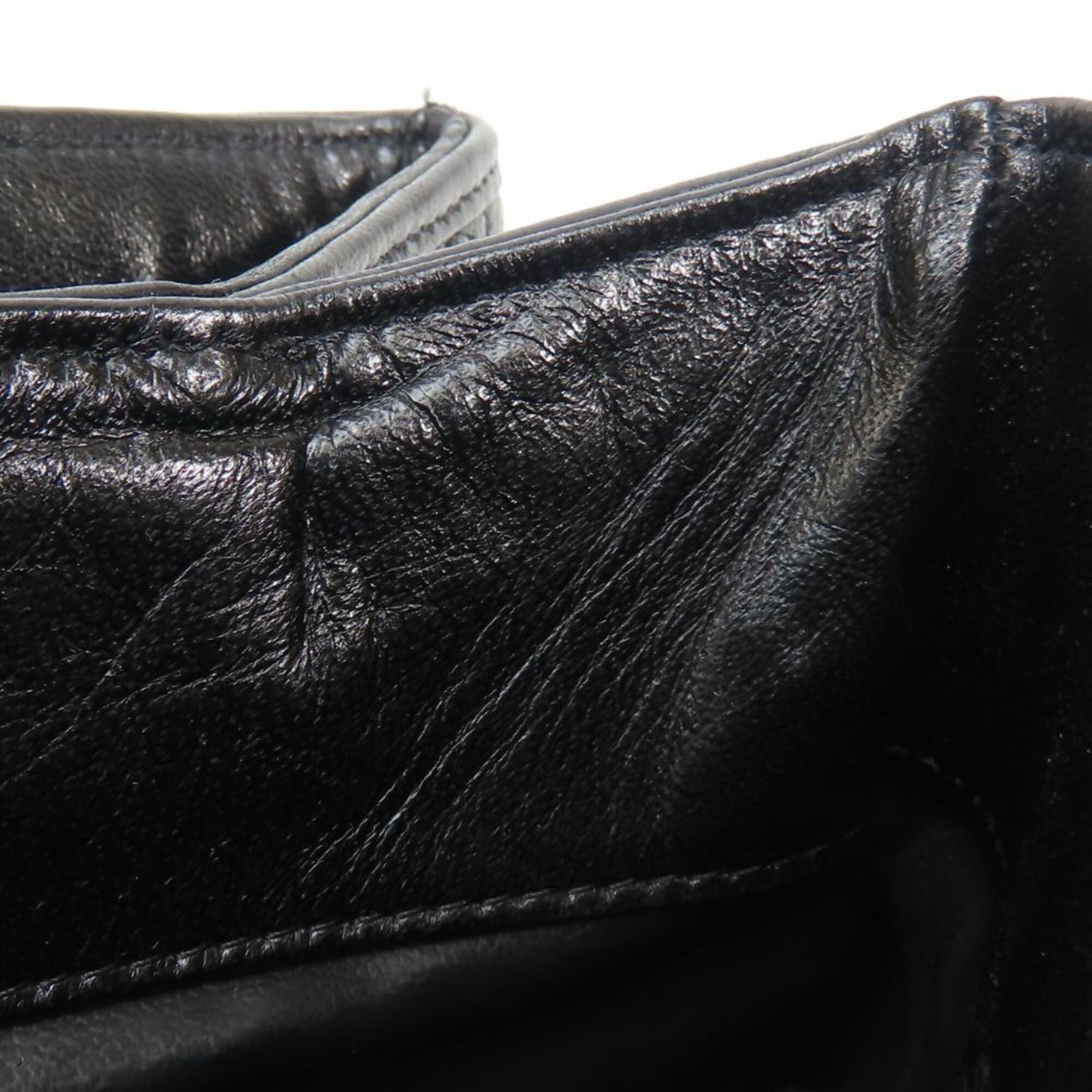 Bally Black Quilting Leather Tote Bag (Pre-Owned)