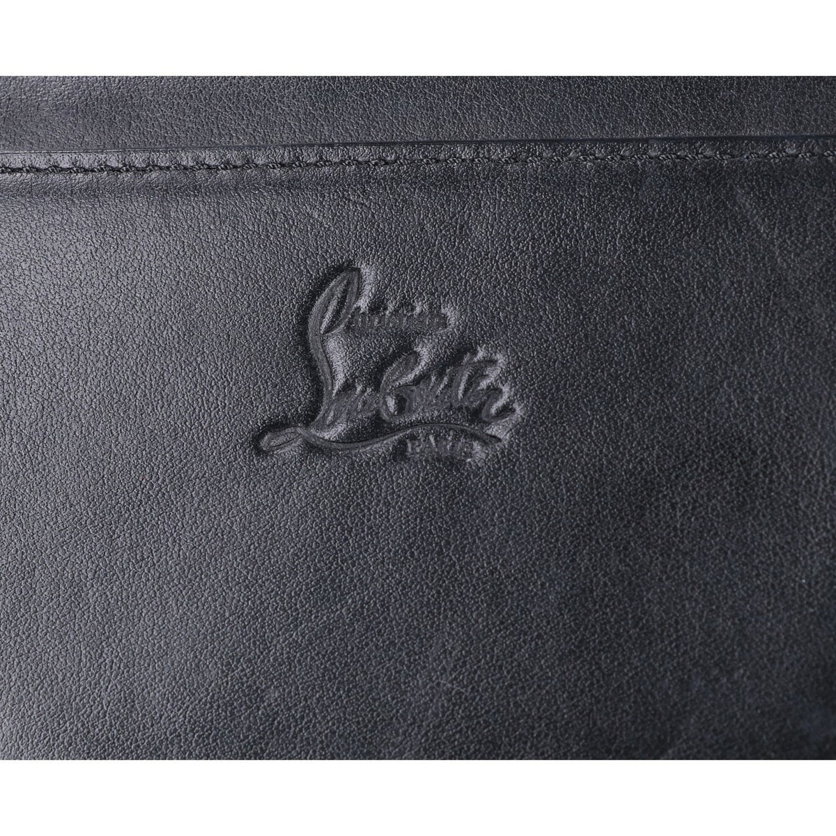 Christian Louboutin Black Leather Shoulder Bag (Pre-Owned)