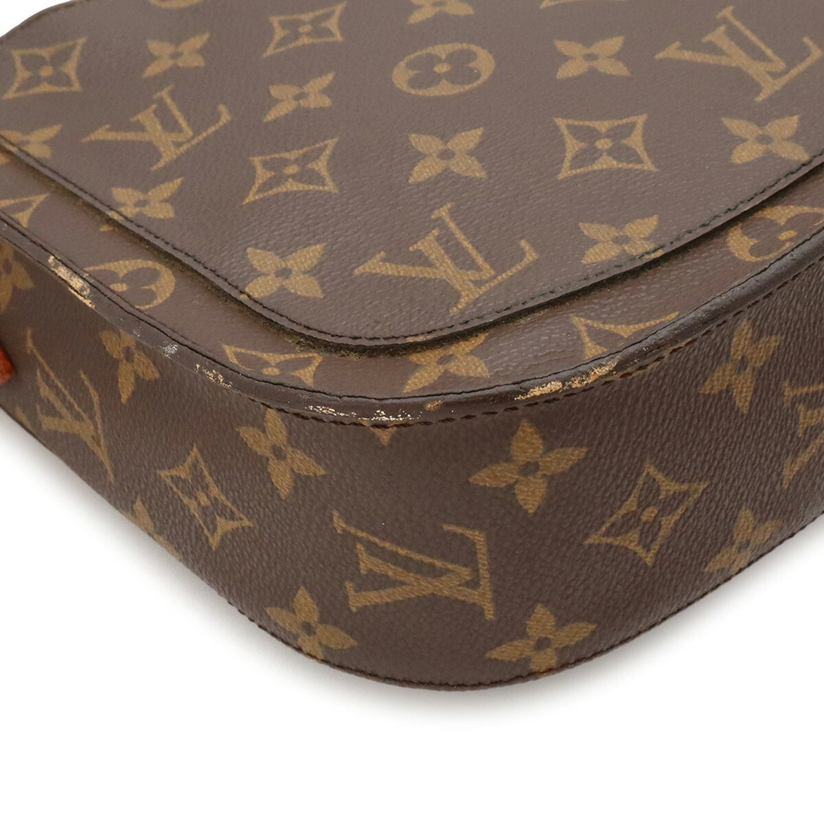 Gucci Beige Brown Brown Green Red Color Leather Pvc Pochette Shoulder Bag (Pre-Owned)