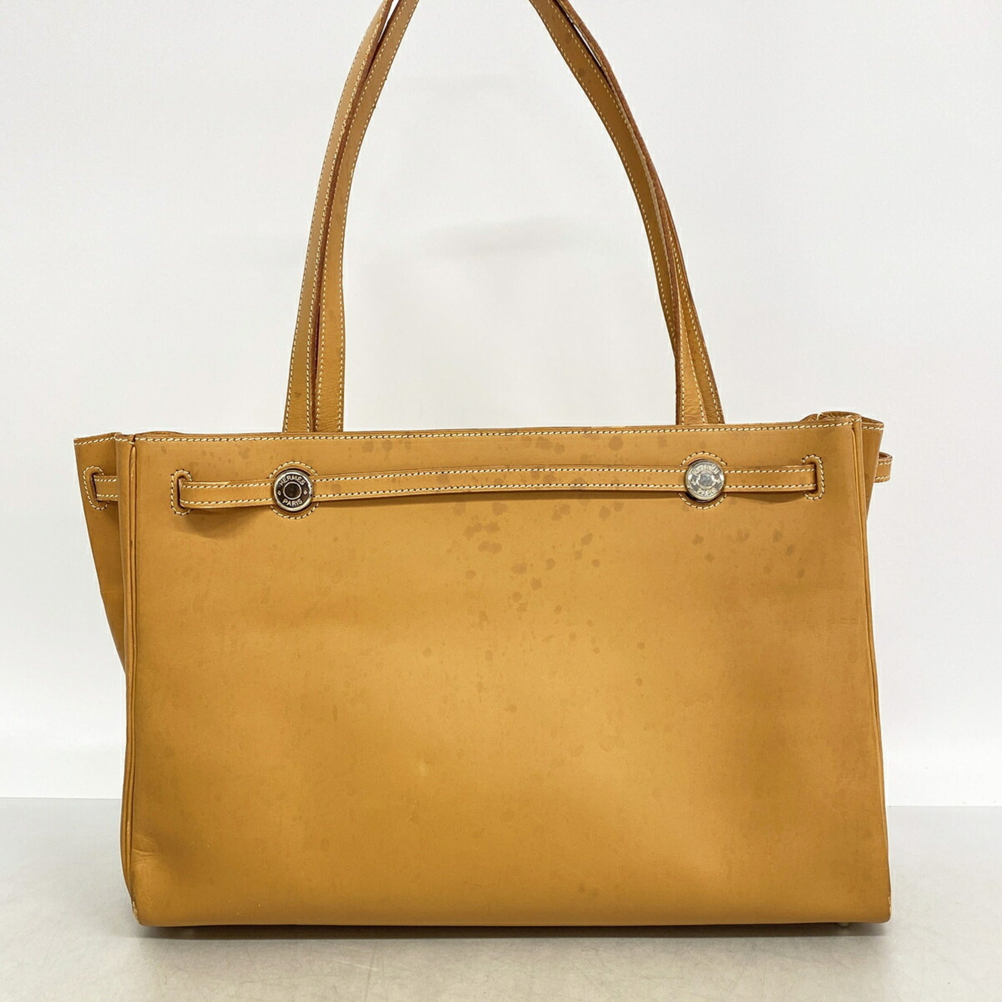 Hermes Natural Vache Leather Tote Bag (Pre-Owned)