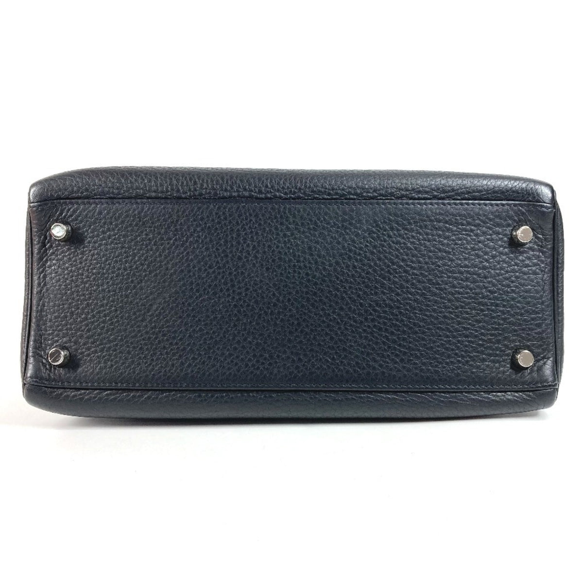 Hermes Black Taurillon Clemence Leather Handbag Shoulder Bag (Pre-Owned)