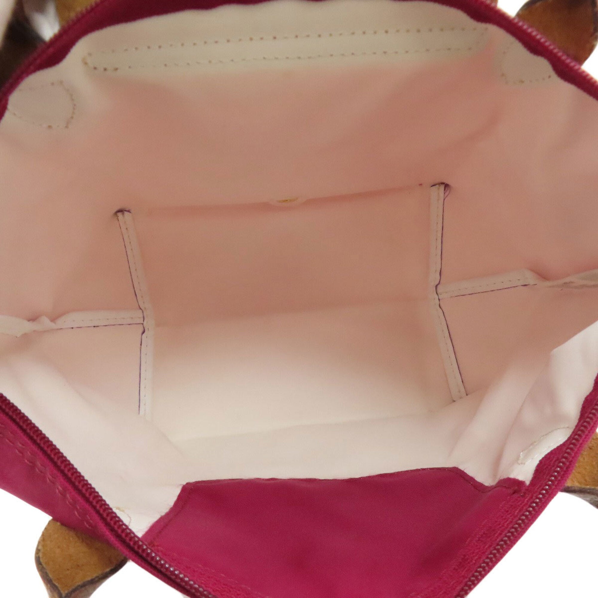 Longchamp Purple Nylon Handbag (Pre-Owned)