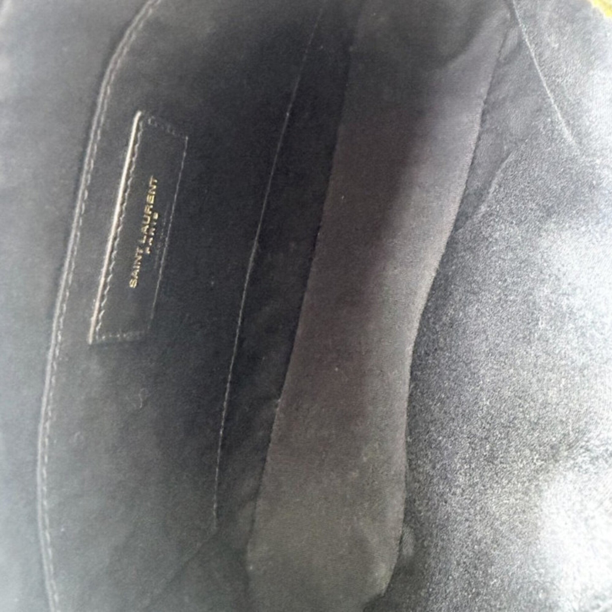 Saint Laurent Green Leather Shoulder Bag (Pre-Owned)