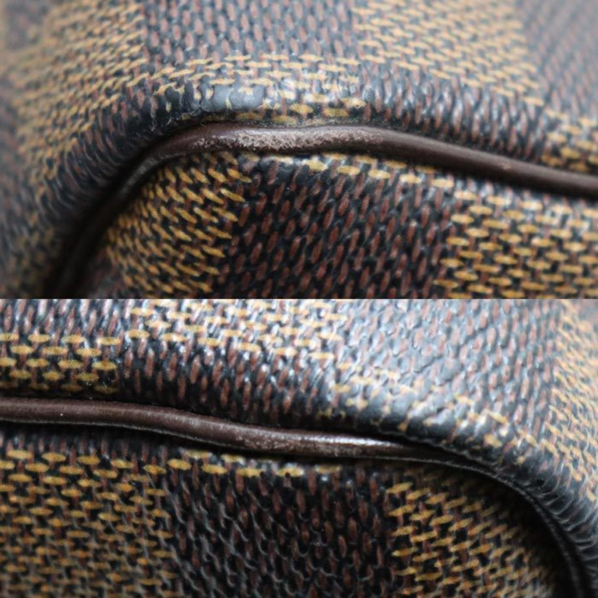 Louis Vuitton Brown Damier Canvas Damier Canvas Boston Bag (Pre-Owned)