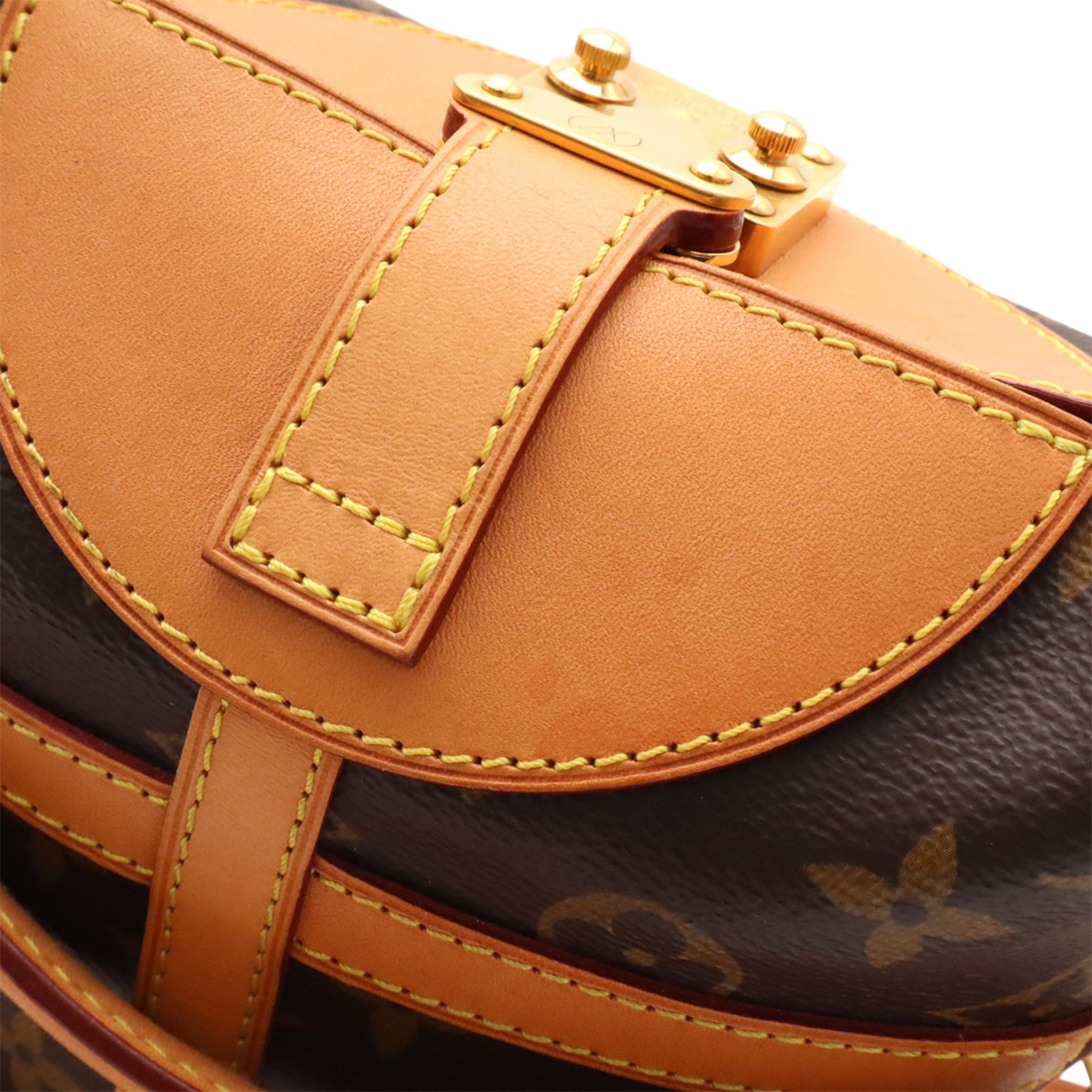 Louis Vuitton Brown Monogram Canvas Handbag Shoulder Bag (Pre-Owned)