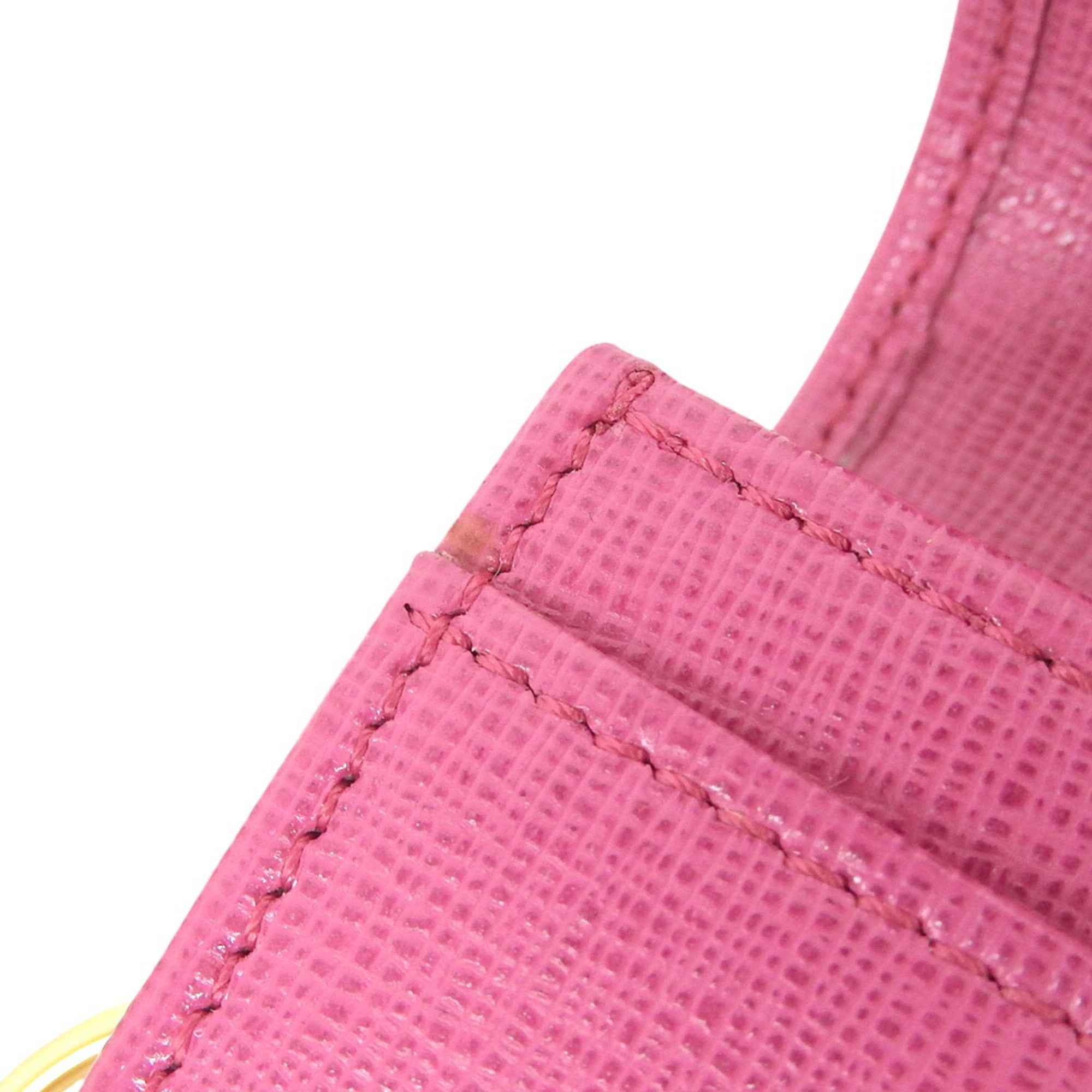 Fendi Pink Leather Wallet (Bi-Fold) (Pre-Owned)