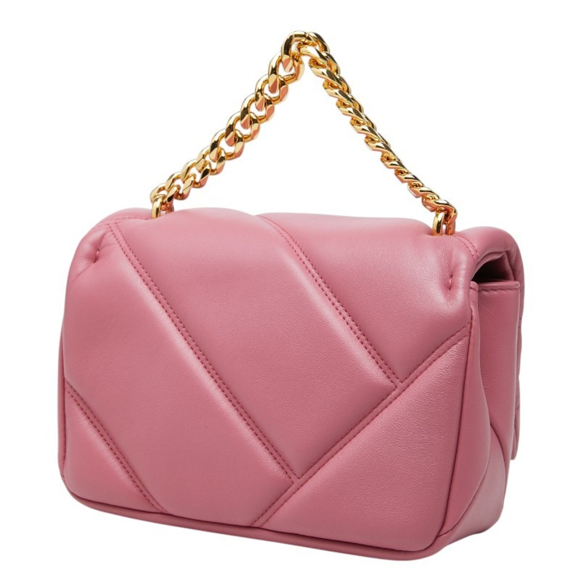 Bvlgari Pink Leather Handbag (Pre-Owned)