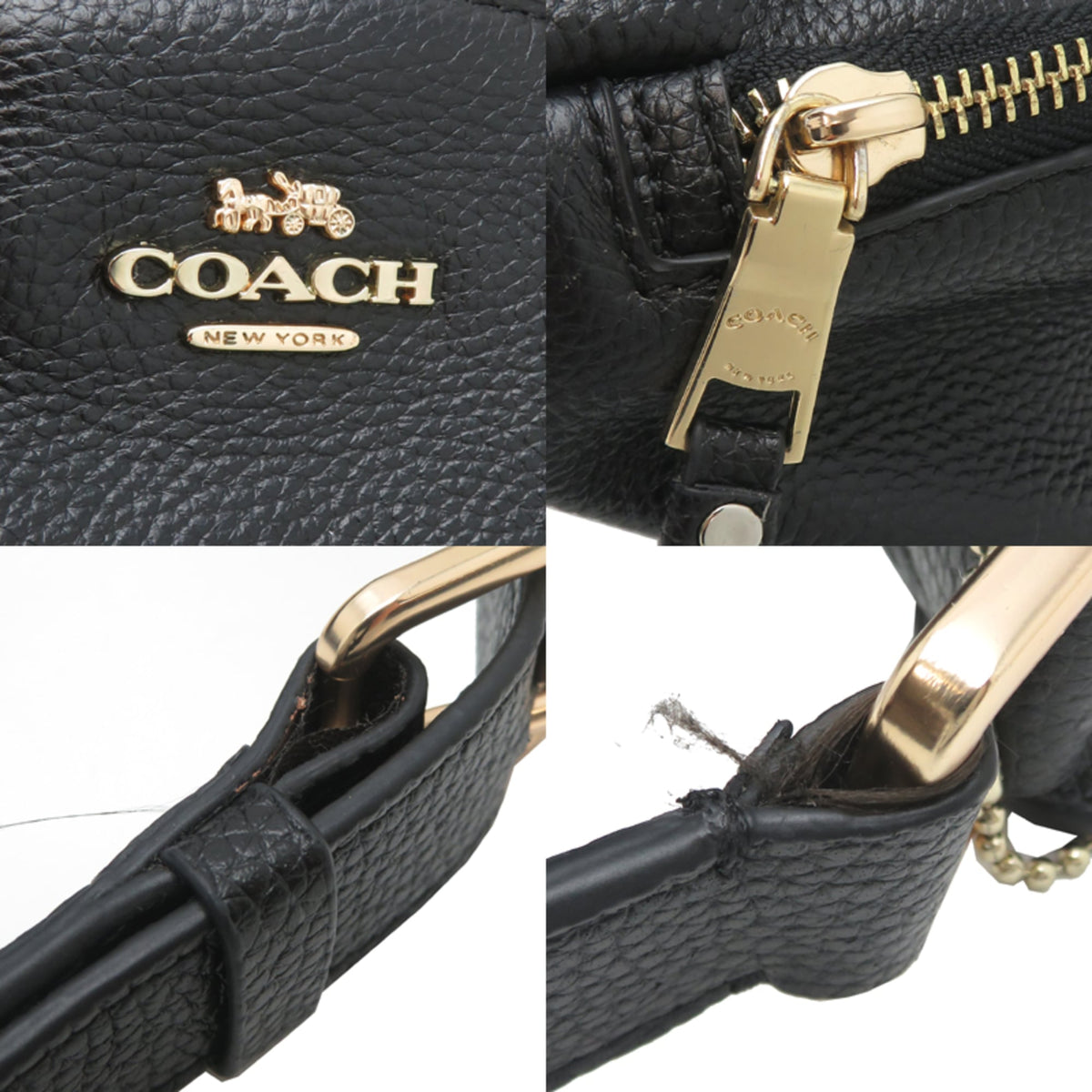 Coach Black Leather (Pre-Owned)