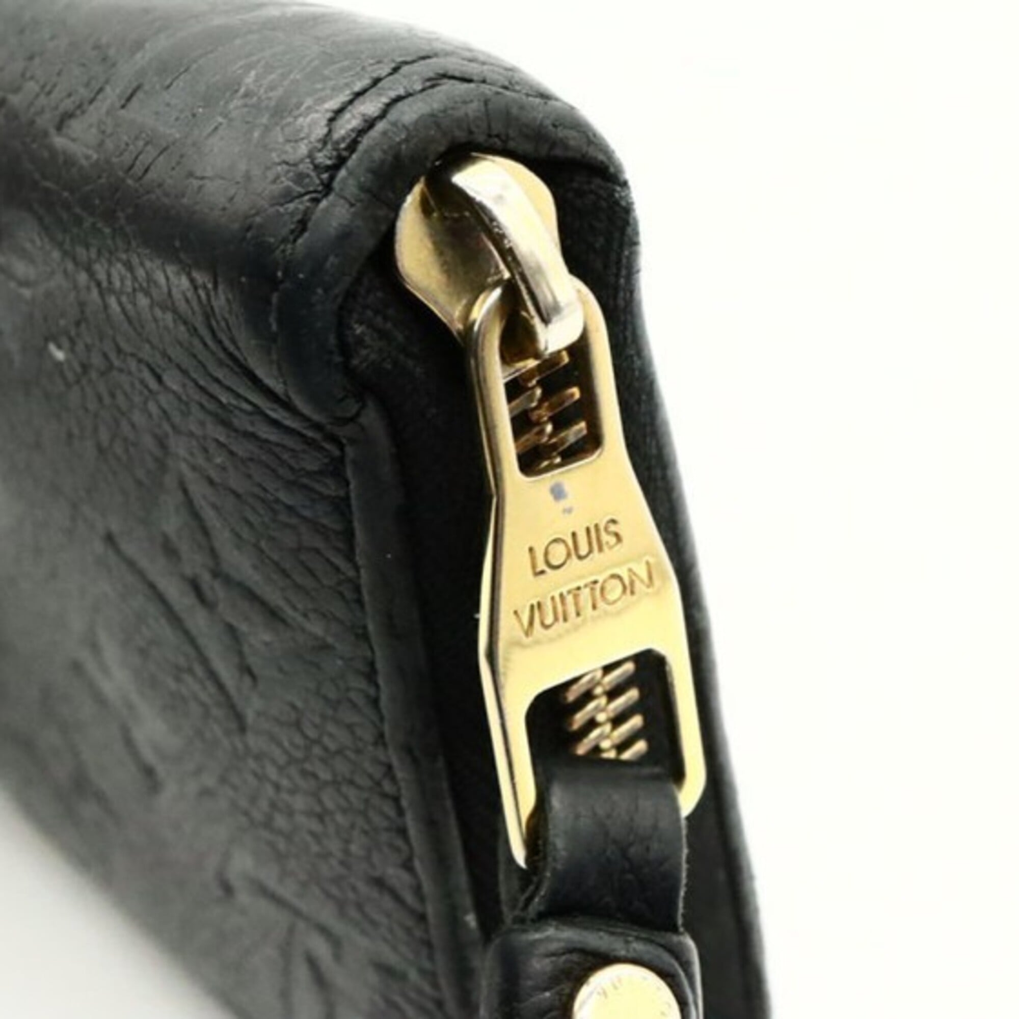 Louis Vuitton Infini Navy Monogram Empreinte Long Wallet (Bi-Fold) (Pre-Owned)